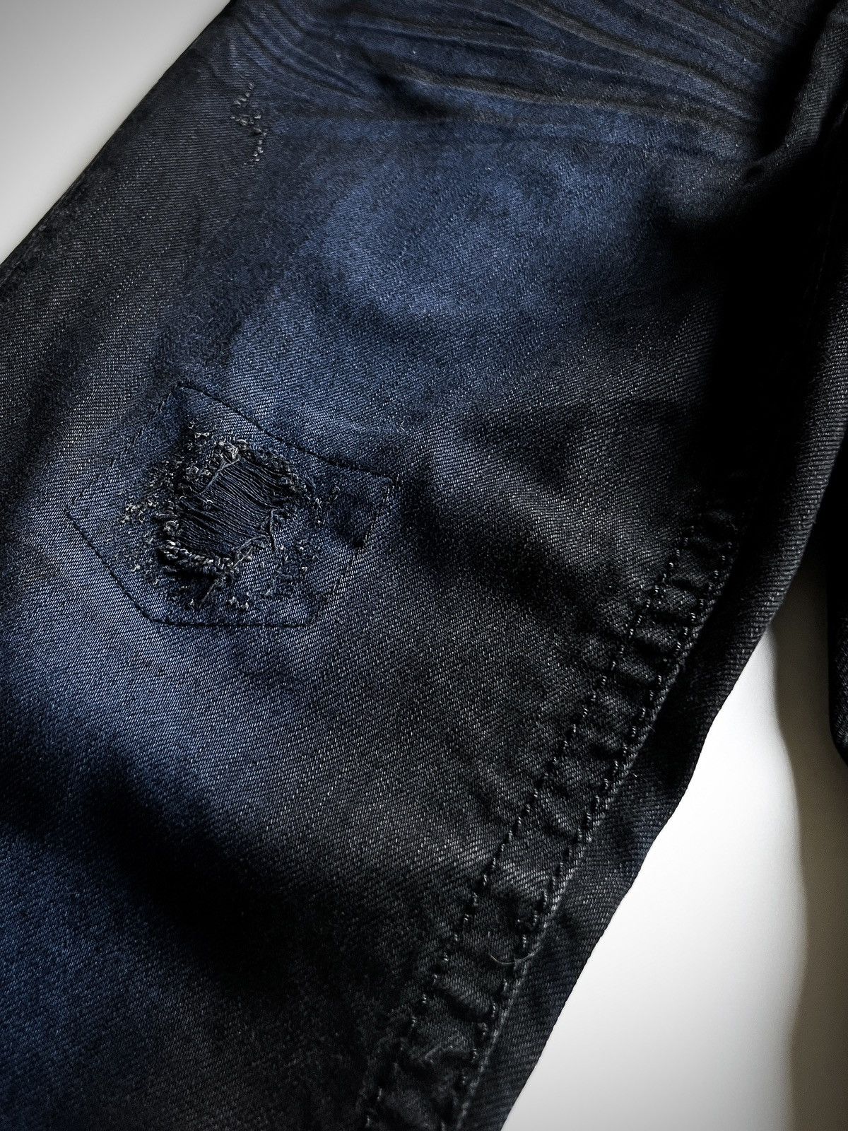 semanticdesign Semantic Design Distressed Flare Jeans SD Bandana Pocket y2k Size US 32 / EU 48 - 9 Thumbnail
