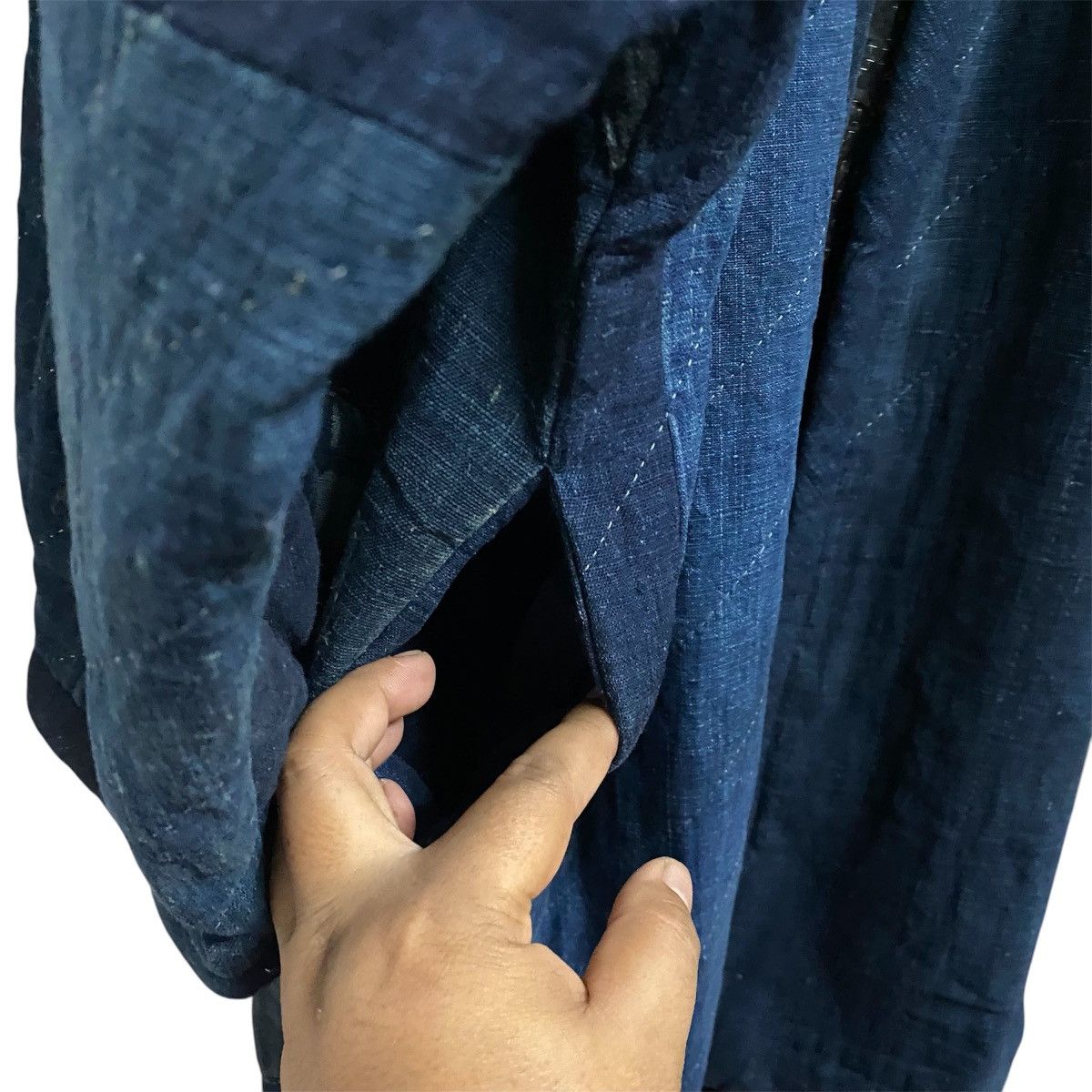 Indigo Vintage 60's JAPANESE Traditional Kimono indigo Size US XL / EU 56 / 4 - 8 Thumbnail