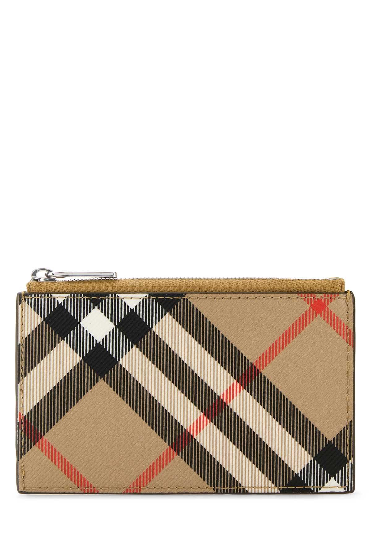 Burberry Printed Canvas Check Card Holder Size ONE SIZE - 1 Thumbnail