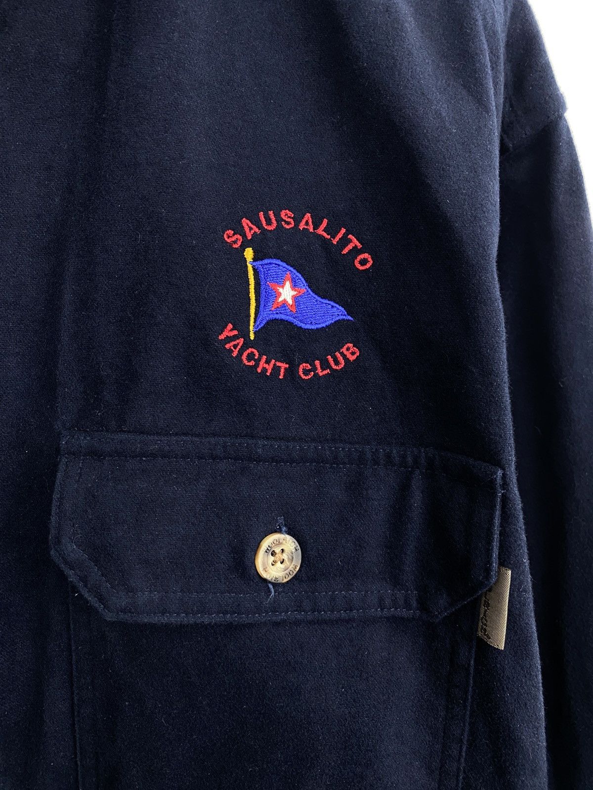 Woolrich Woolen Mills Y2K Woolrich Sausalito Yacht Club Overshit Jacket Rare Retro Size US M / EU 48-50 / 2 - 4 Thumbnail