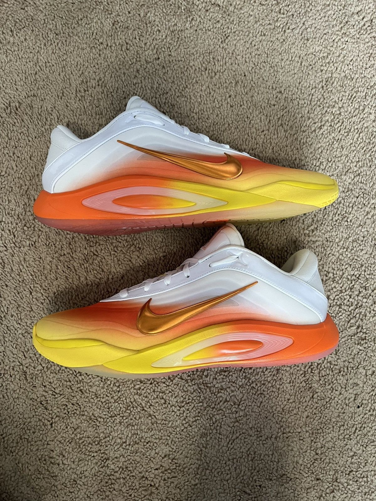 Nike Size US W 13.5/ M 12 A'ja Nike A'ja Wilson A'One Candy Corn Size US 12 / EU 45 - 6 Thumbnail