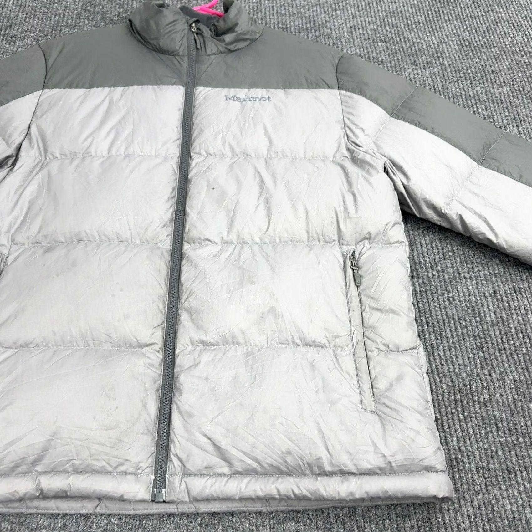 Marmot Marmot Puffer Jacket Mens M Grey 700 Fill Down Polyester Gorpcore Size US M / EU 48-50 / 2 - 3 Thumbnail