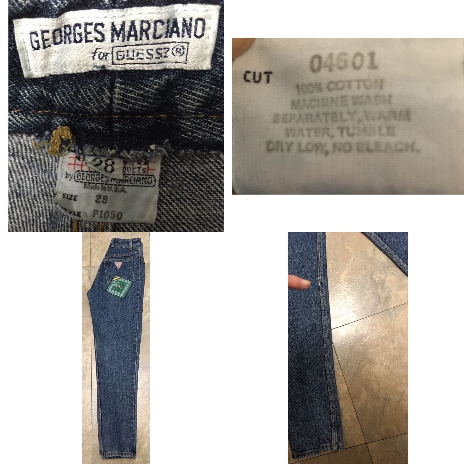 Guess VINTAGE Guess Jeans High Waist Sz 28 25" Waist 80s 1980s Super Sportswear USA Size 28" / US 6 / IT 42 - 8 Thumbnail