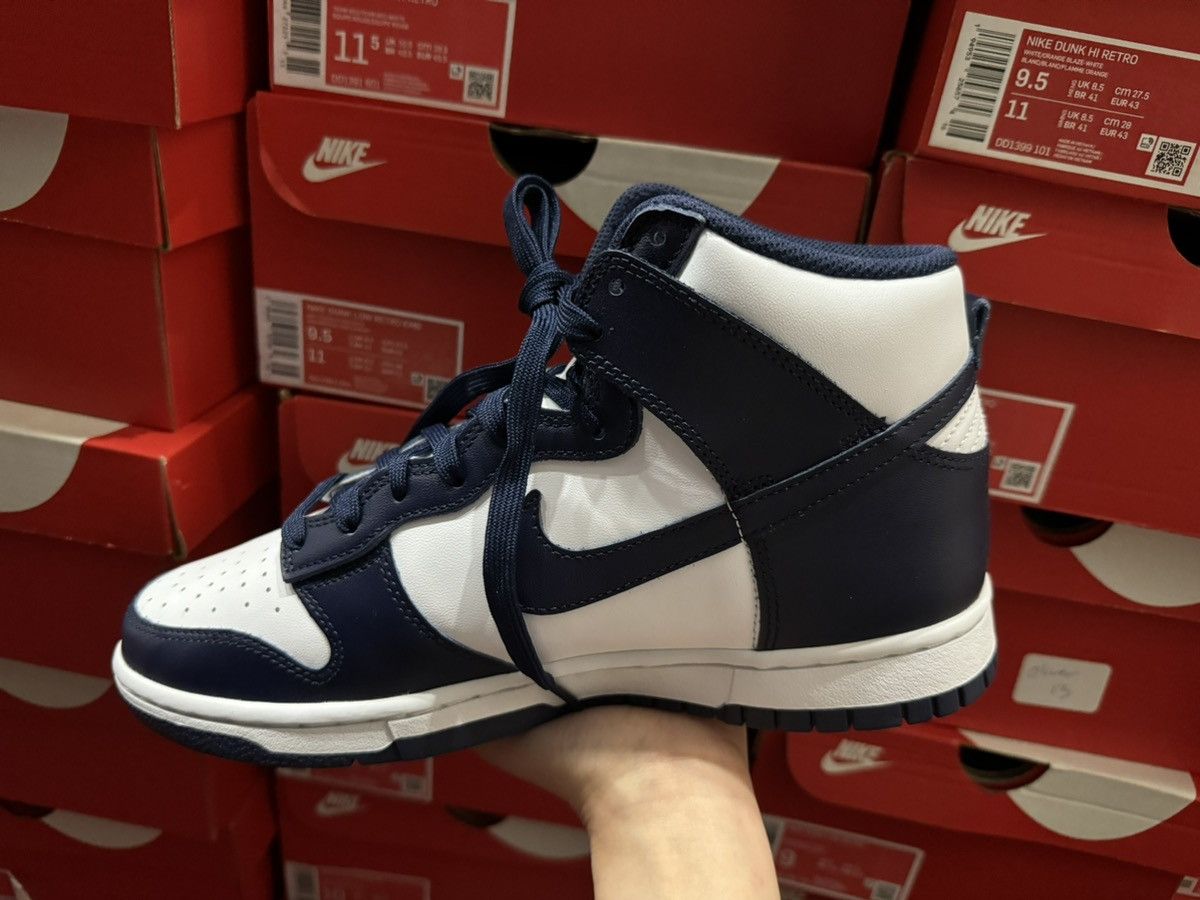 DD1399-104 Nike Dunk High Championship Navy Men