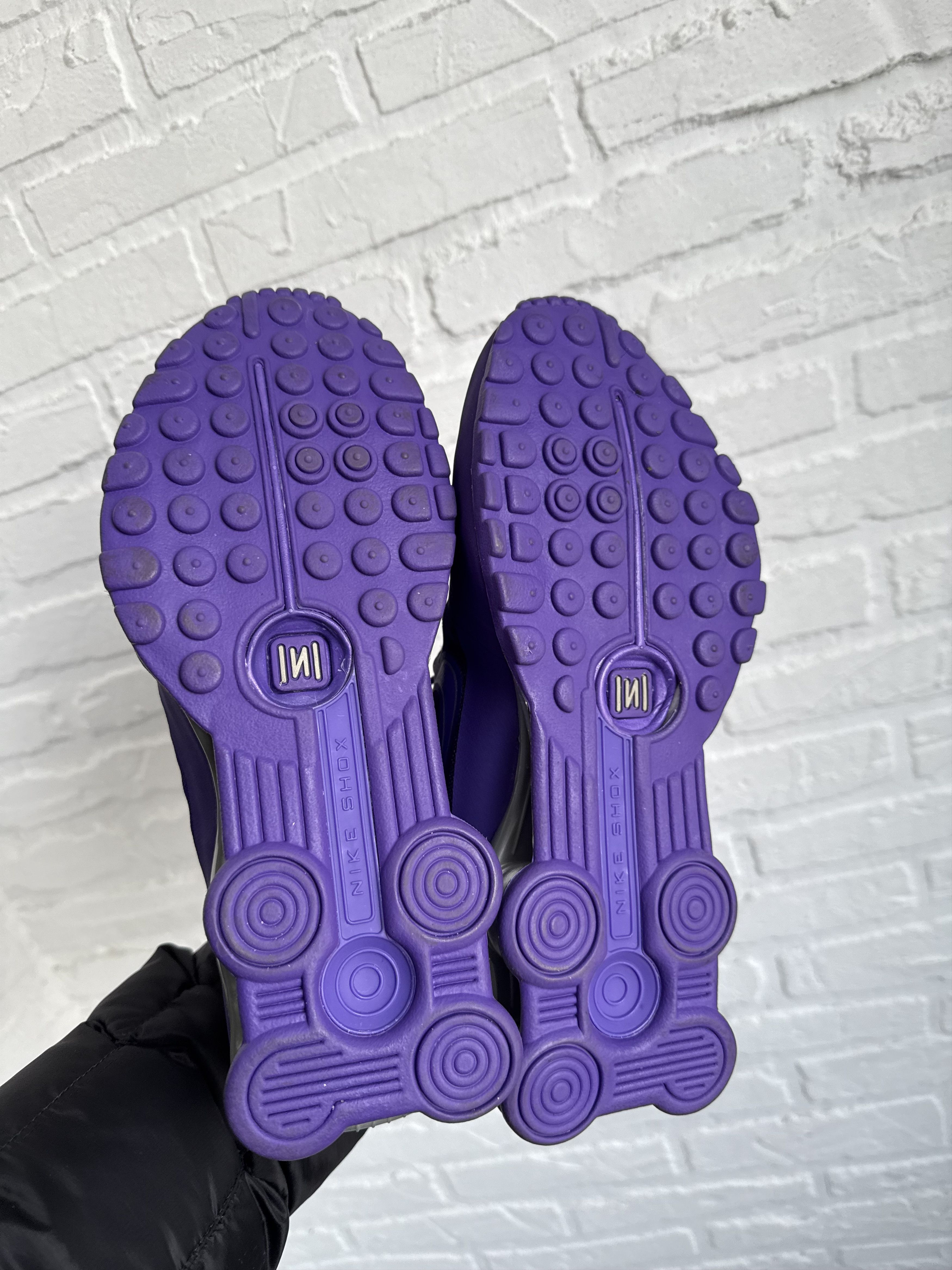 Nike 2014 Nike shox r4 superfly violet silver sneakers Size US 9 / EU 42 - 17 Thumbnail