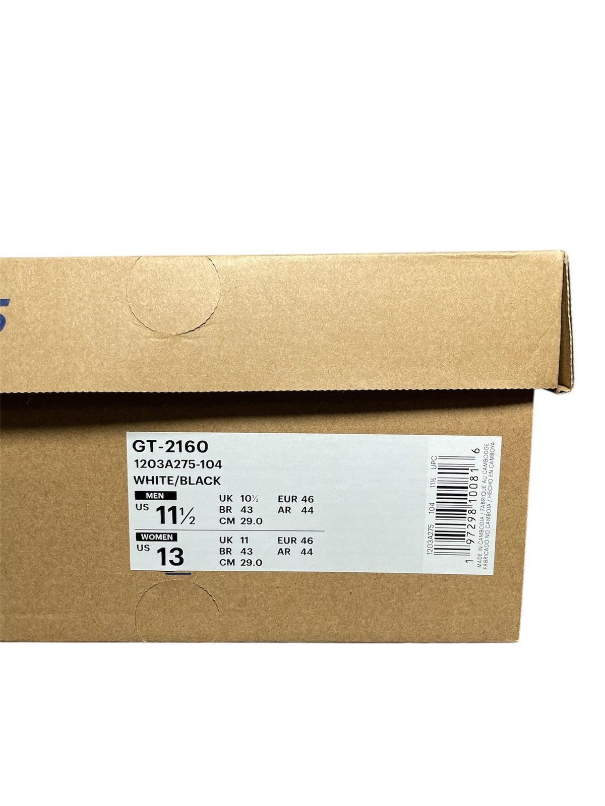 Asics × HIDDEN Asics x HIDDEN NY x JW Customs GT-2160 Crystal Pine 0.5 Size US 11.5 / EU 44-45 - 11 Thumbnail