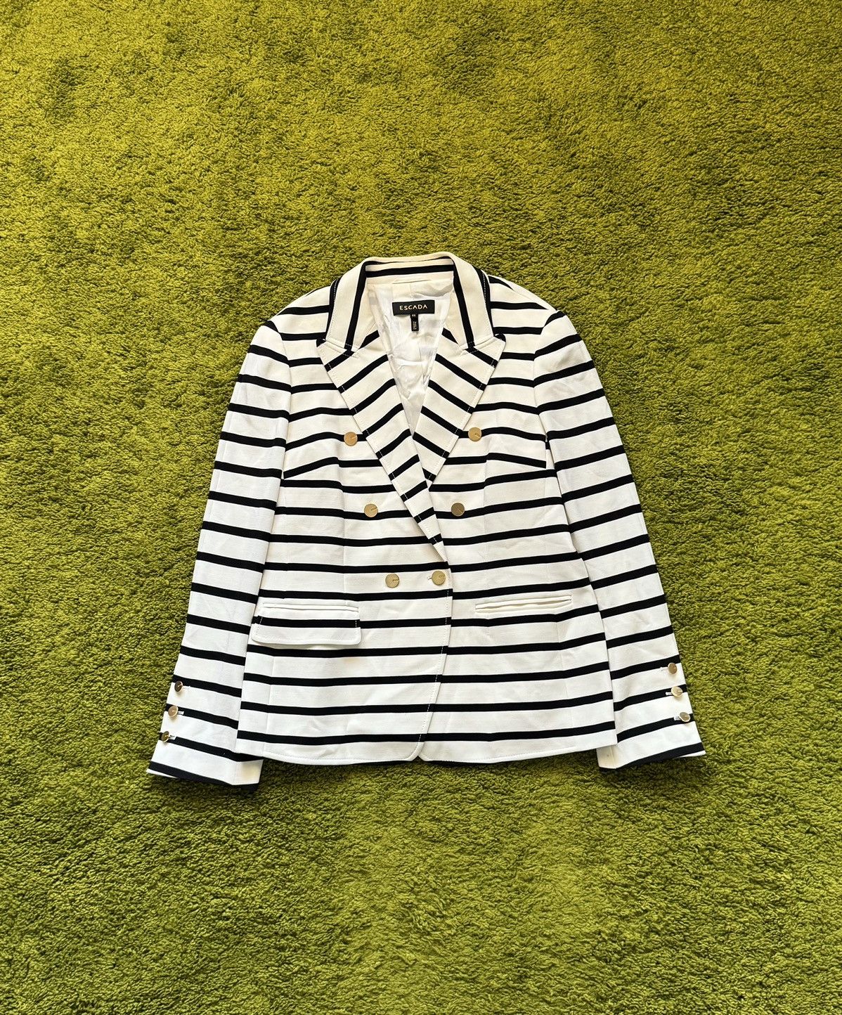 Designer × Escada × Escada Sport Escada striped blazer jacket Size M / US 6-8 / IT 42-44 - 1 Thumbnail