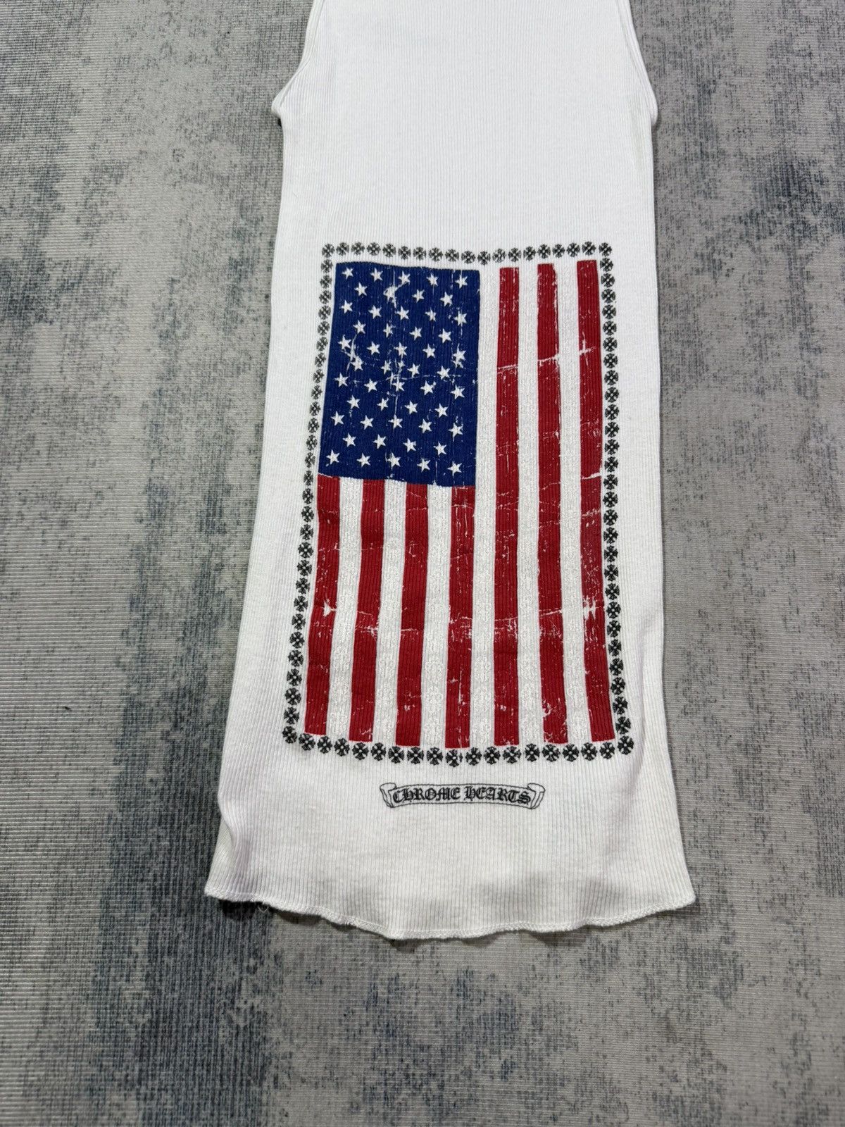 Chrome Hearts USA Flag AMFLAG Tanktop Size US L / EU 52-54 / 3 - 3 Thumbnail