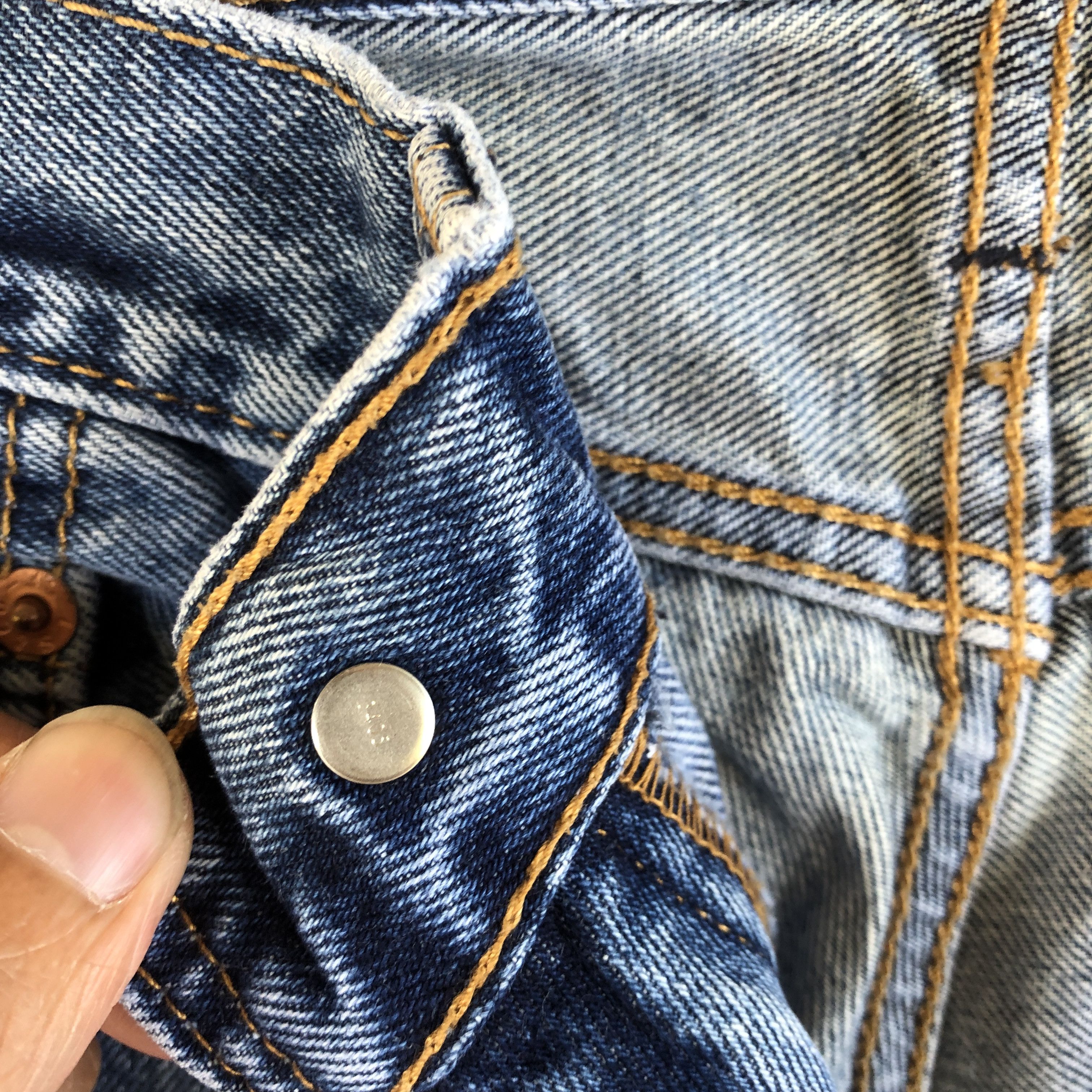 Levi's Vintage Levis Stone Wash Jeans Levi's 505 Faded Blue Denim Size US 30 / EU 46 - 8 Thumbnail