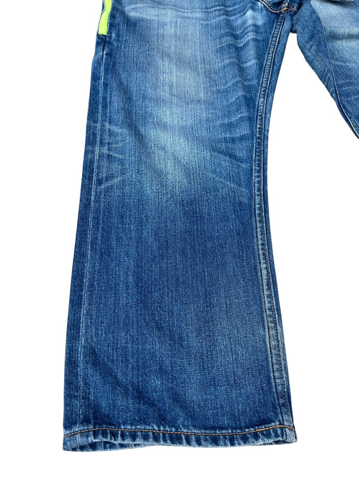 Fragment Design × Levi's 2009 Levi’s X Fragment Distress Selvedge Denim Cropped Jeans Size US 32 / EU 48 - 8 Thumbnail