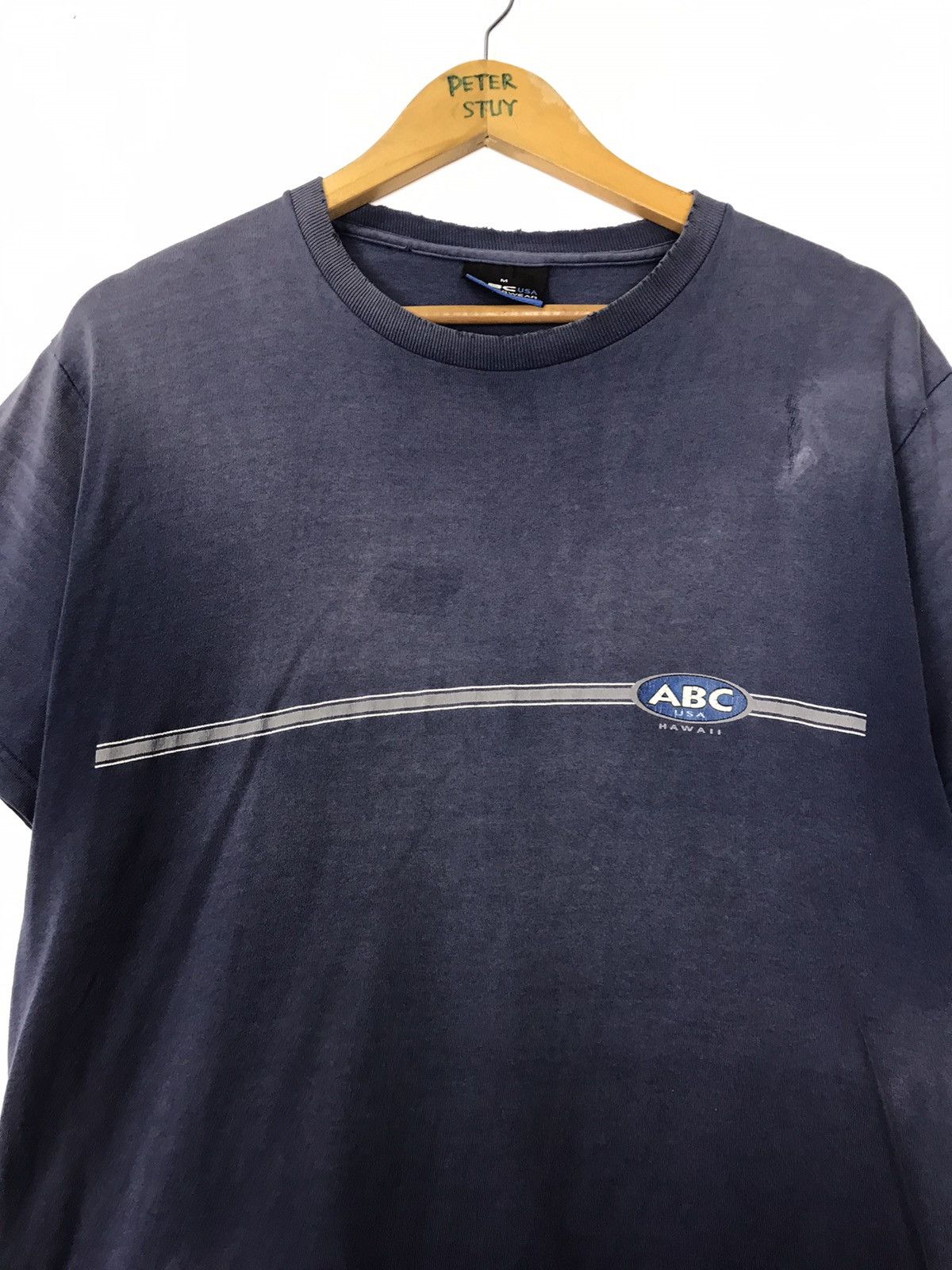 Vintage Vintage Abc USA Hawaii tee Size US M / EU 48-50 / 2 - 2 Thumbnail