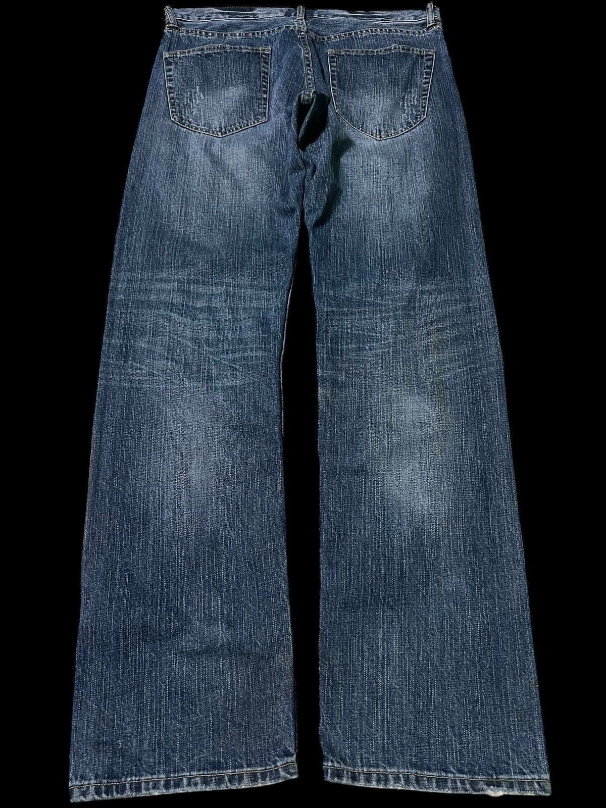 Beauty Beast × If Six Was Nine × Japanese Brand 💥Insane 90’s Style Japanese Sorridere Distress Washed Jean Size US 33 - 2 Thumbnail