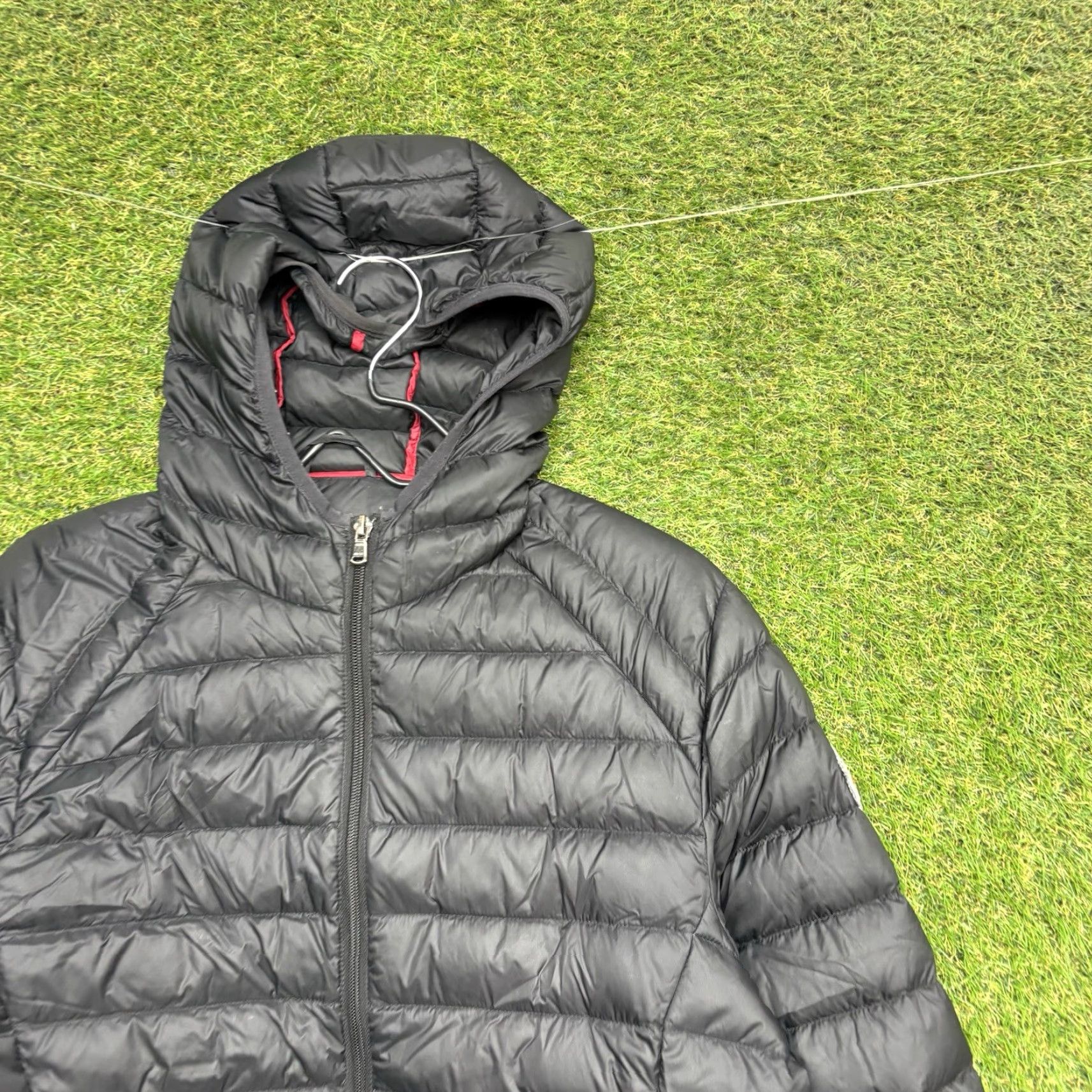 Vintage Jott Puffer Jacket Womens Large Quilted Zip Up Polyester Fall Outdoor Hiking Black Long Sleeve Short Jacket - Mens? Ladies Size L / US 10 / IT 46 - 2 Thumbnail
