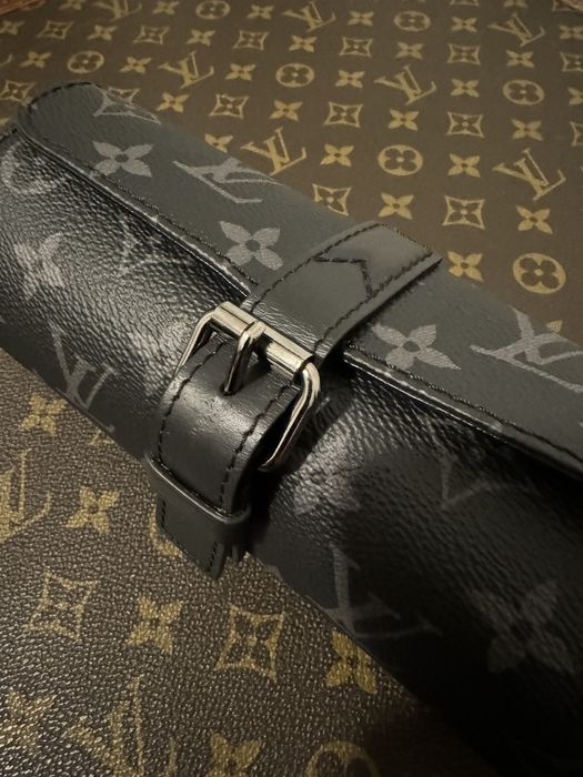 Louis Vuitton Louis Vuitton 3 Watch Roll Eclipse 