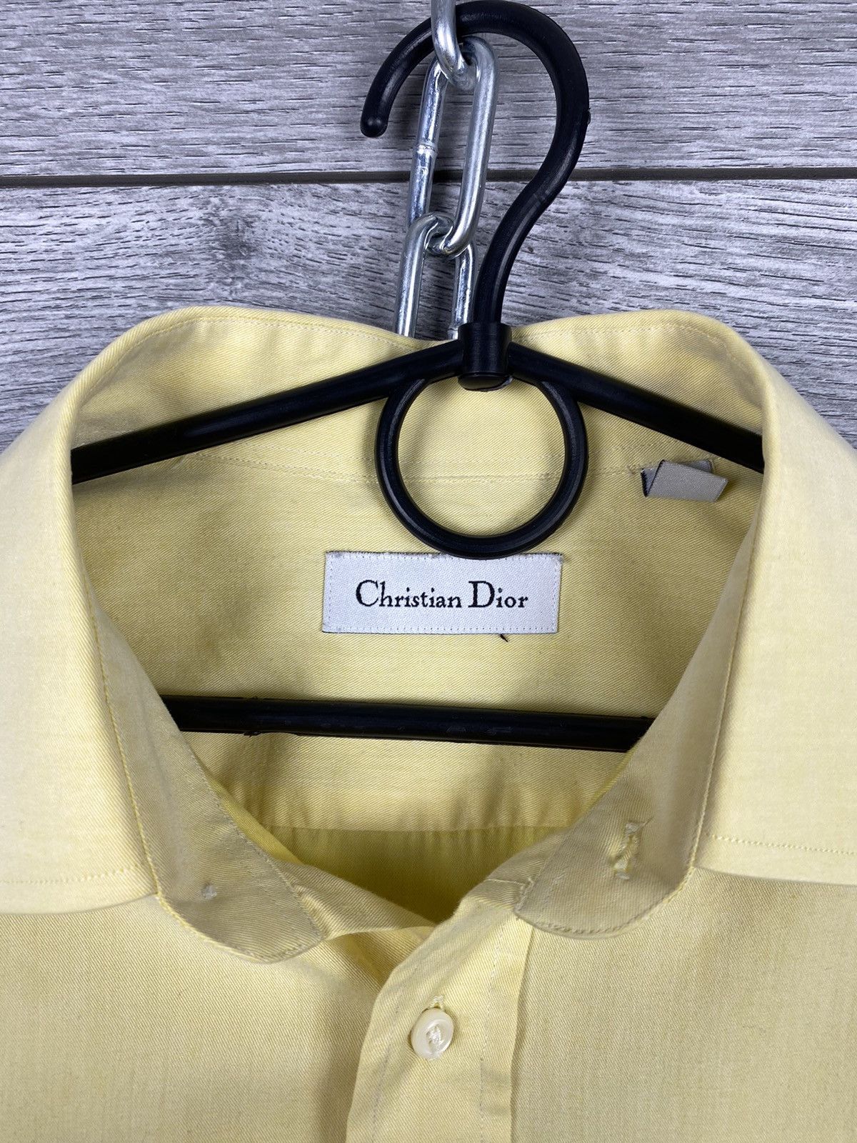 Christian Dior Monsieur Mens Vintage Christian Dior Shirt Button Up Size US XL / EU 56 / 4 - 2 Thumbnail