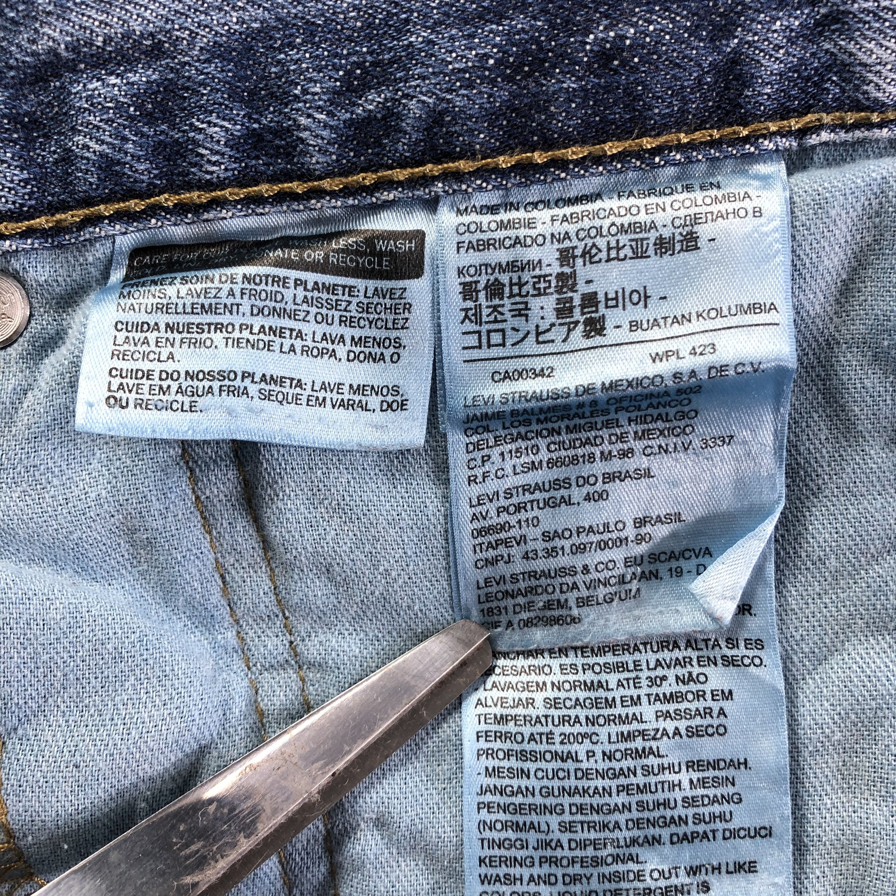 Levi's Vintage Blue Wash Levis 527 Jeans-J3699 Size US 36 / EU 52 - 10 Thumbnail