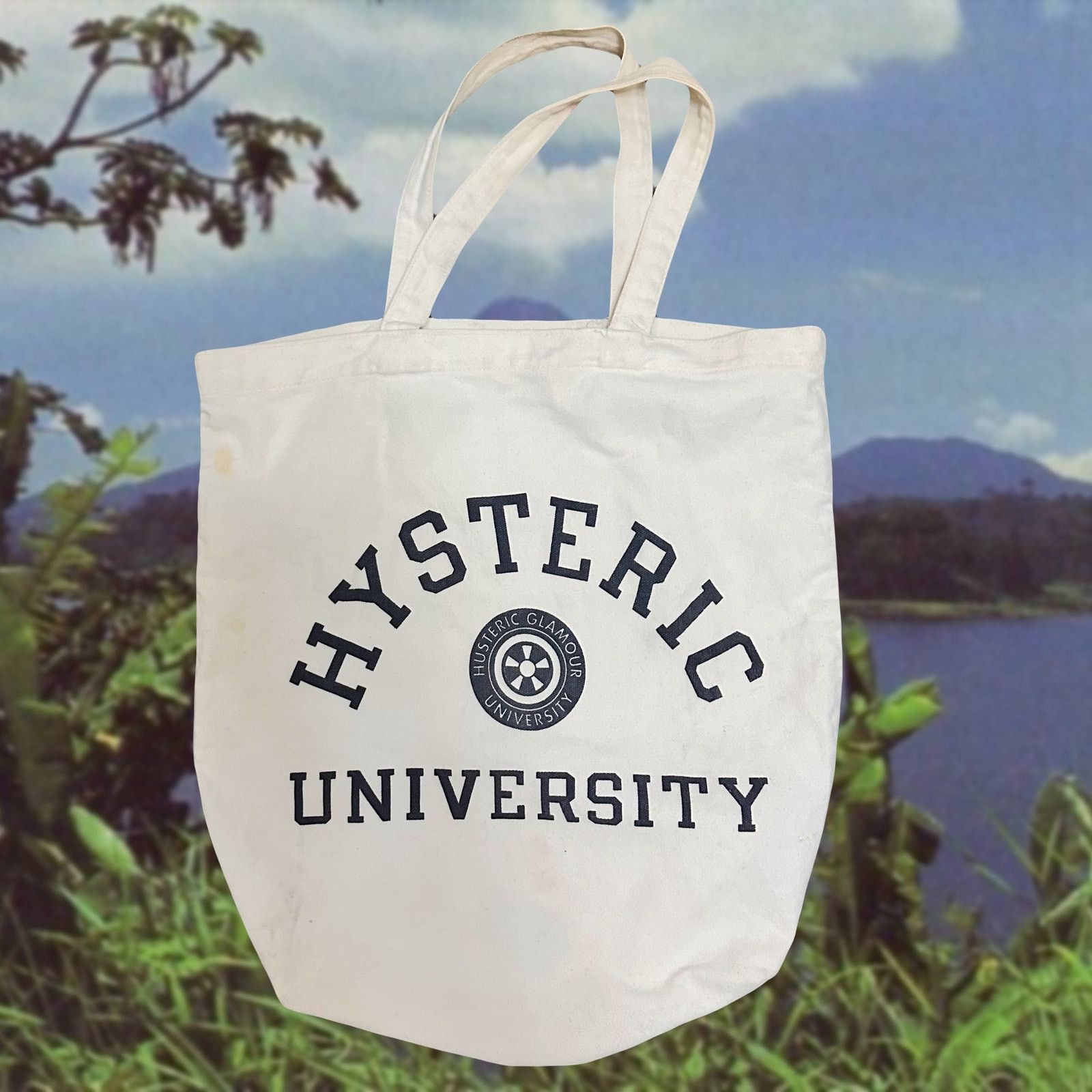 Hysteric Glamour Hysteric Glamour University Graphic Spell out Tote Bag Size ONE SIZE - 1 Thumbnail