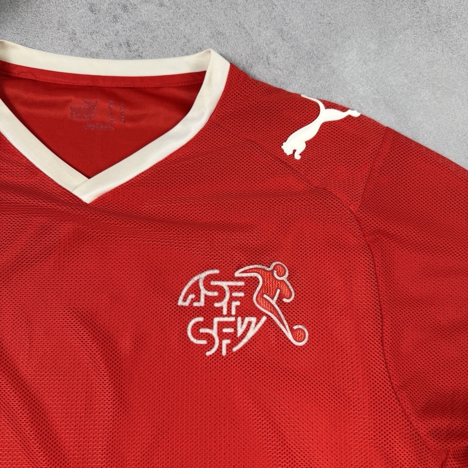 Puma Switzerland Puma 2008 2010 Home Soccer Jersey Size M Red Size US M / EU 48-50 / 2 - 3 Thumbnail