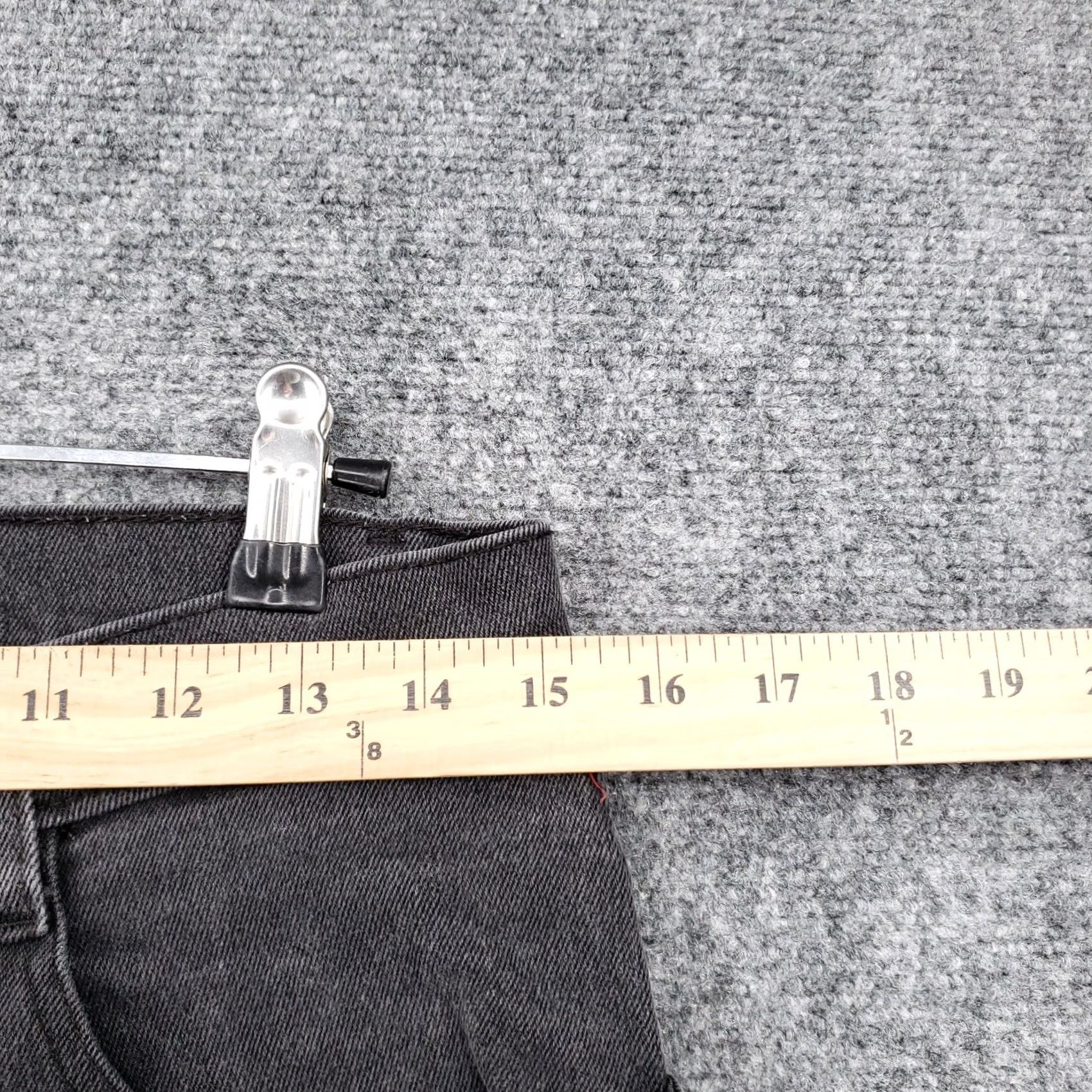 Jordache VINTAGE Jordache Jeans Womens Size 30 Gray Skinny Stretch High Rise Dark Wash Denim Size 30" / US 8 / IT 44 - 7 Thumbnail