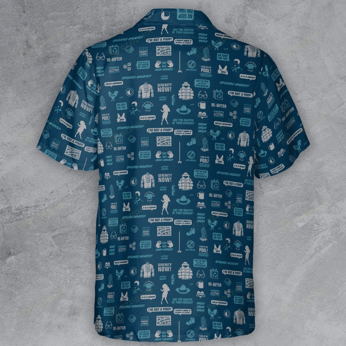 The Unbranded Brand Seinfeld Memorable Moments Pop Culture Button Down Shirt Size US M / EU 48-50 / 2 - 3 Thumbnail