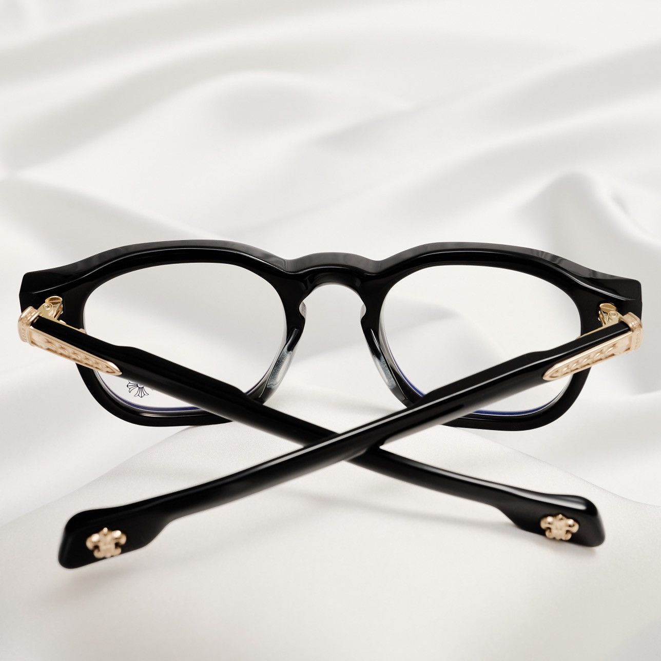 Chrome Hearts CHROME HEARTS CHIRP CHIRP-A BLACK - 18KGP GLASSES Size ONE SIZE - 7 Thumbnail