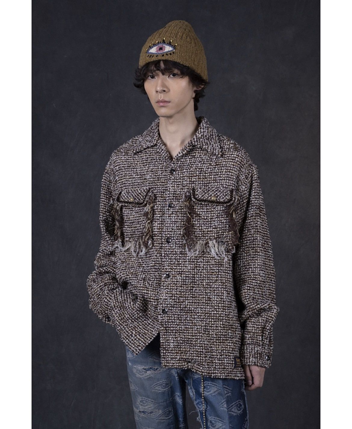 Kapital Kapital Fancy Tweed Board Shirt size 2 Size US M / EU 48-50 / 2 - 9 Thumbnail