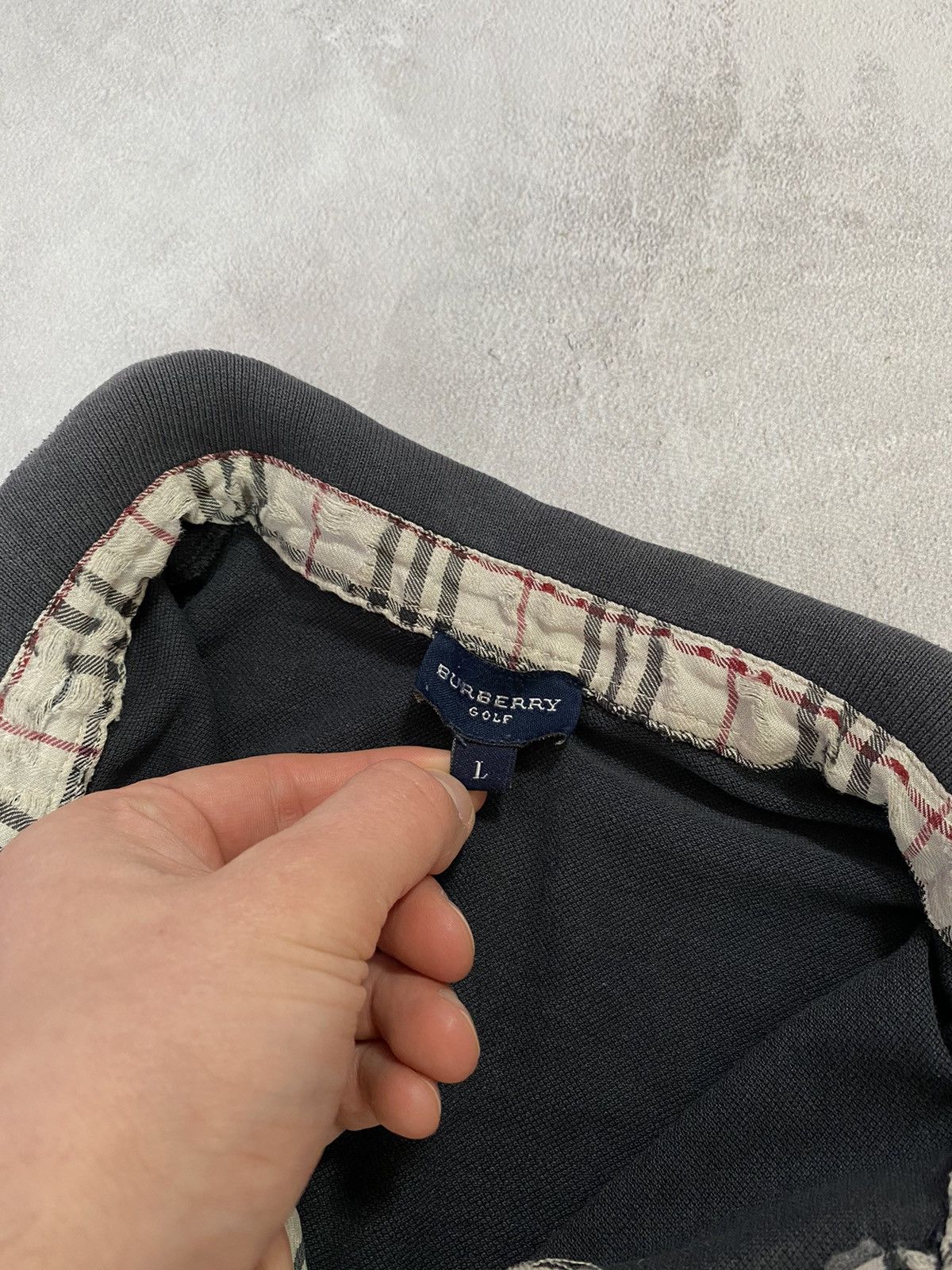 Burberry 🐎 Vintage Polo Burberry Golf Shirt Size US L / EU 52-54 / 3 - 5 Thumbnail