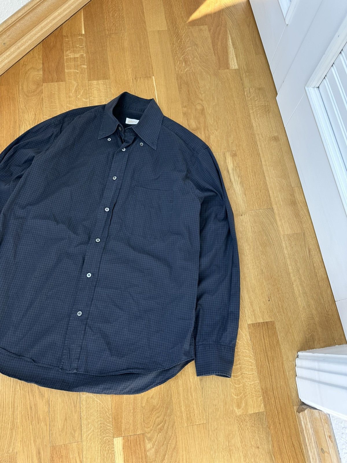 Brioni Made in Italy Brioni Shirt Black Size US XL / EU 56 / 4 - 4 Thumbnail