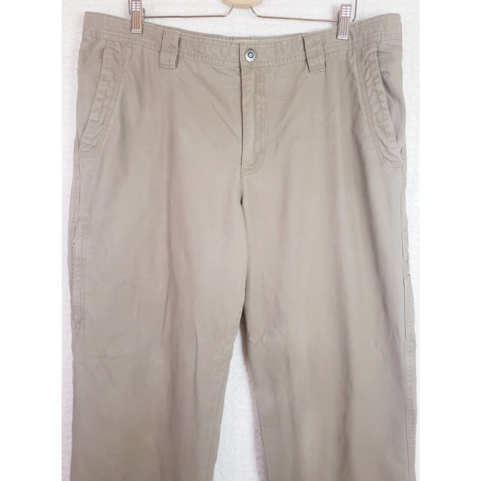 Hunter Columbia Pants Men 38x30 Tan Cargo Omni Shade Hiking Vented Beige Outdoors 90s Logo Sports Mens Size US 38 / EU 54 - 2 Thumbnail