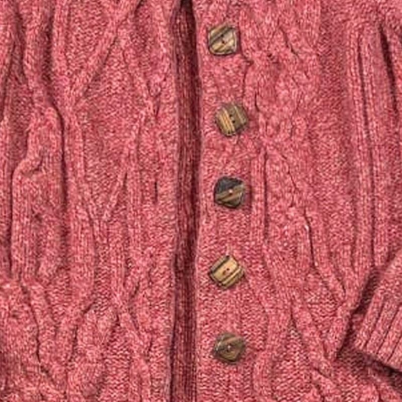 Anthropologie Anthropology Red/Orange Cardigan Sweater | Size M Size M / US 6-8 / IT 42-44 - 6 Thumbnail