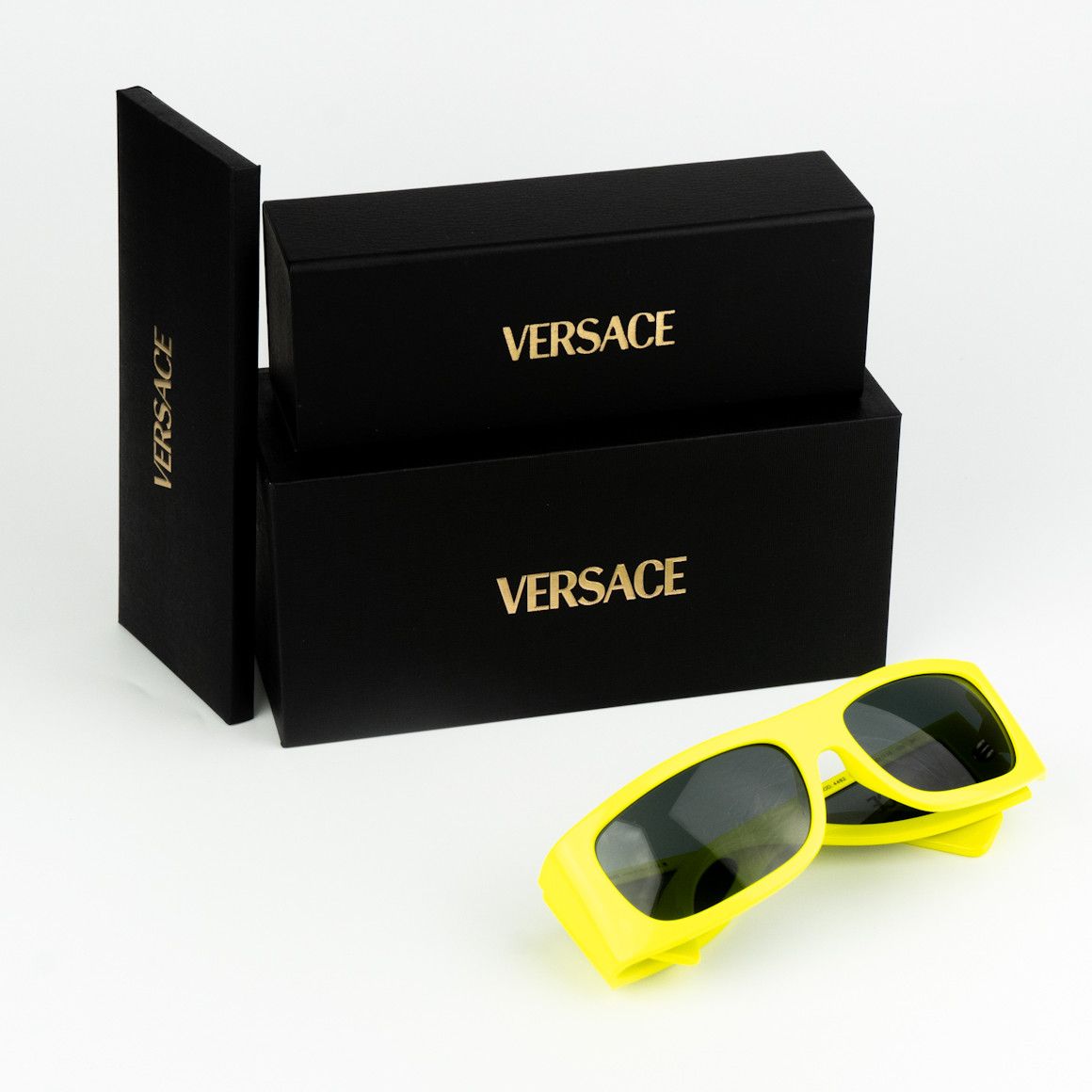 Versace NEW Versace VE4482 544987 Shield Unisex Sunglasses Size ONE SIZE - 10 Thumbnail