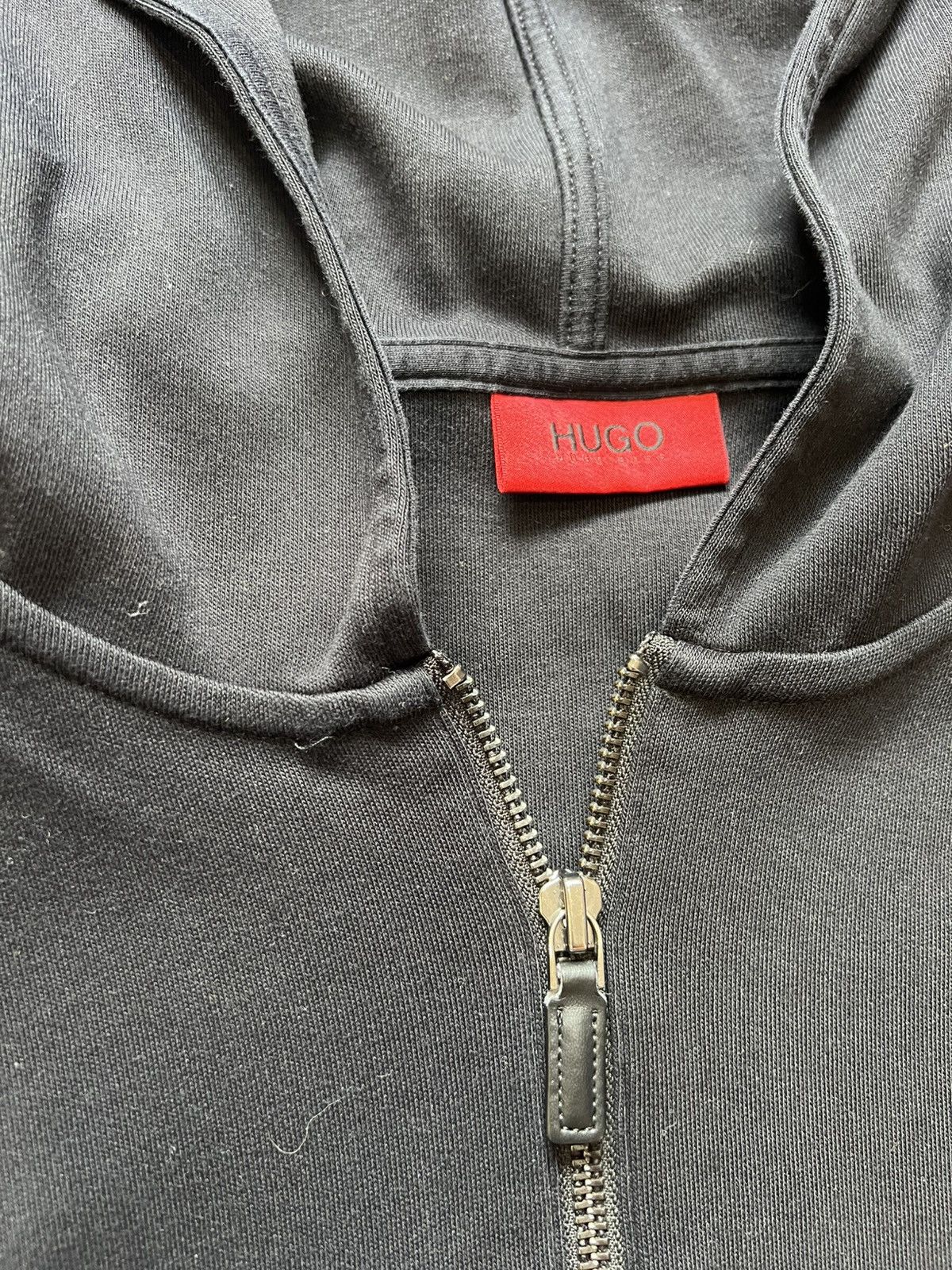 Hugo Boss Hugo BOSS Black Zip Hoodie Mens Classic Leather Size US M / EU 48-50 / 2 - 4 Thumbnail