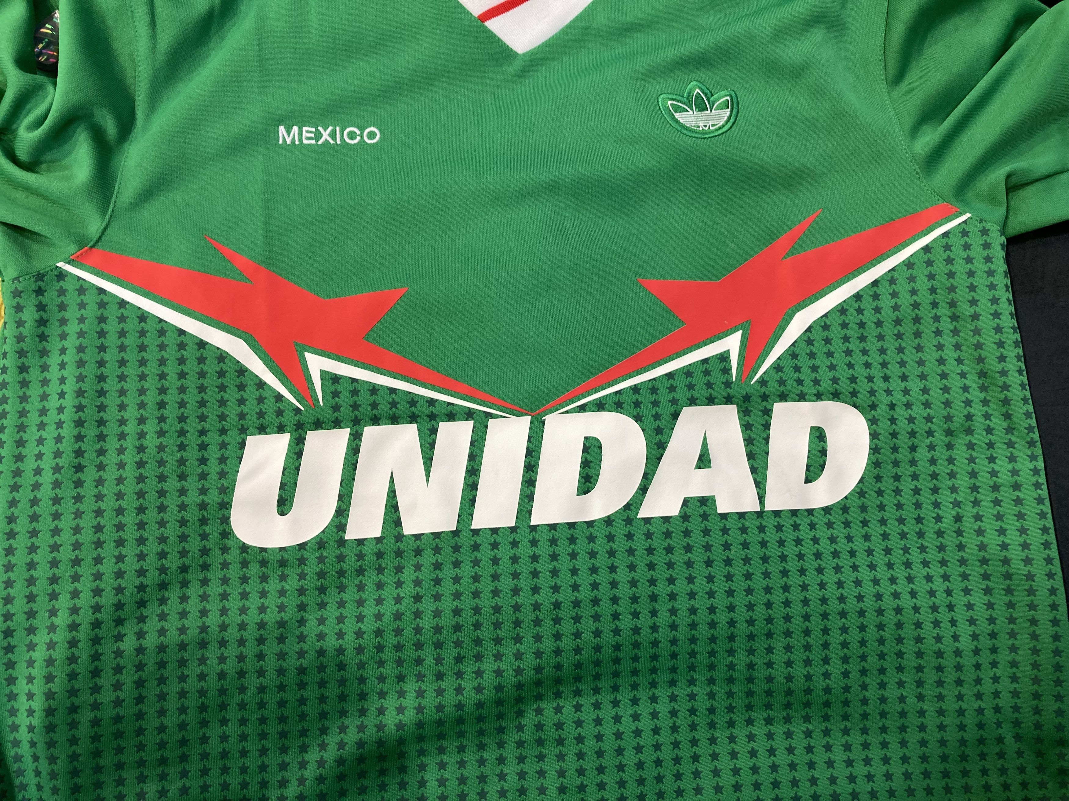 Adidas Vintage Mexico Unidad Soccer Jersey Retro Green Size US M / EU 48-50 / 2 - 8 Thumbnail