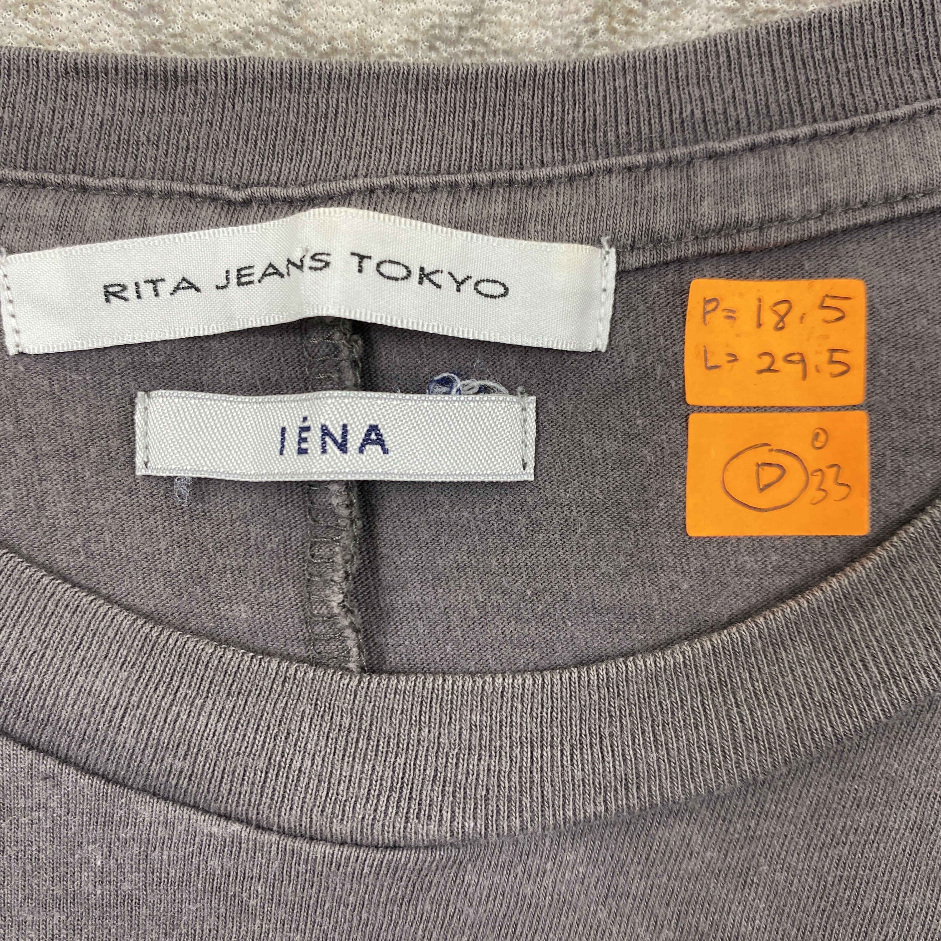 Japanese Brand RITA JEANS TOKYO Medium Tshirt D033 Size US M / EU 48-50 / 2 - 3 Thumbnail