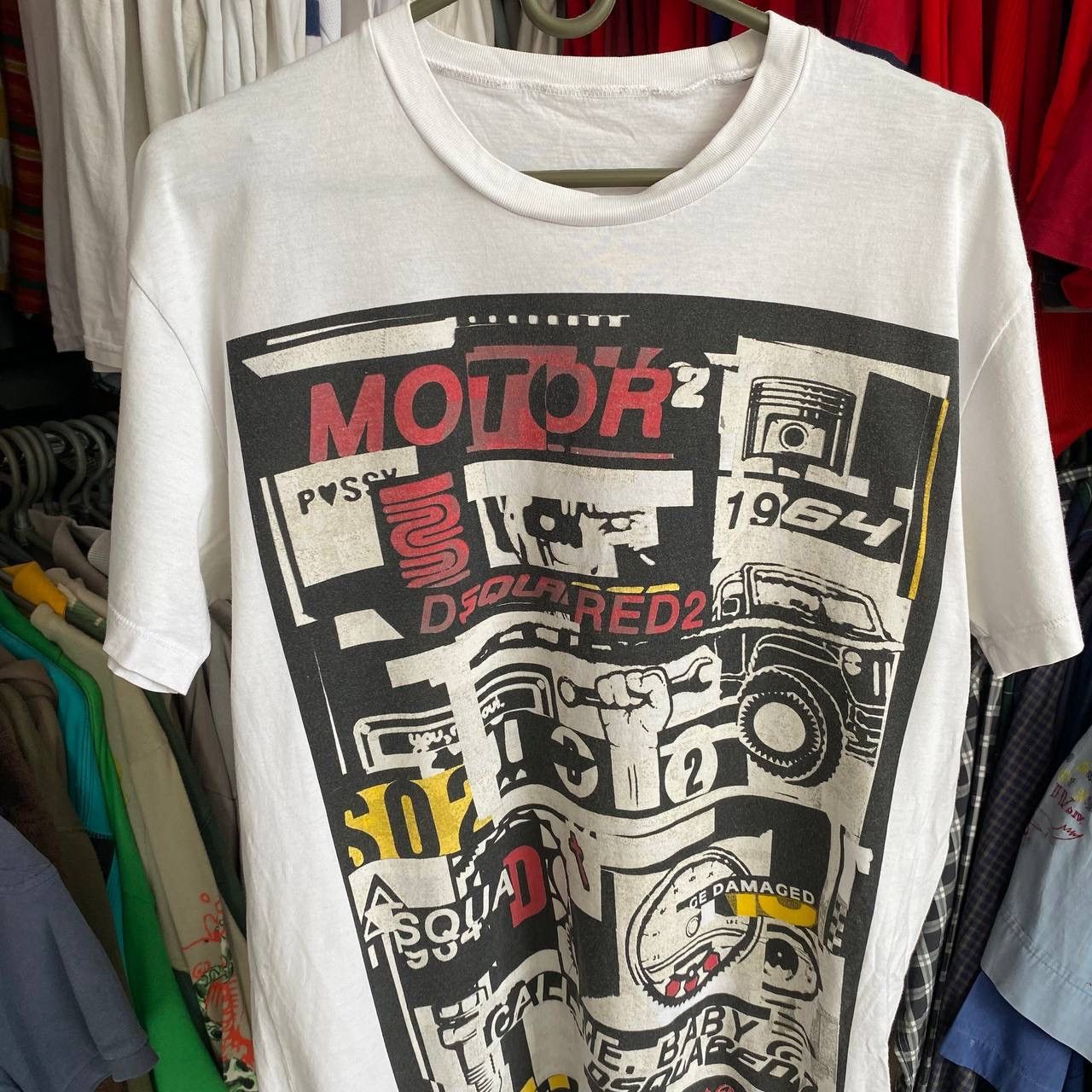 Dsquared2 Luxury Dsquared2 Big Graphic logo designer y2k tee Size US S / EU 44-46 / 1 - 2 Thumbnail