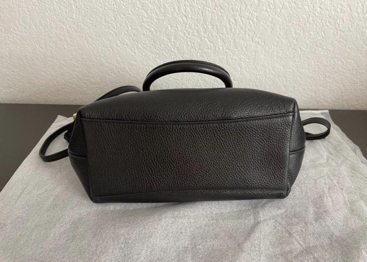 Coach MINI EMMA SATCHEL BLACK/LIGHT GOLD COACH Size ONE SIZE - 5 Thumbnail