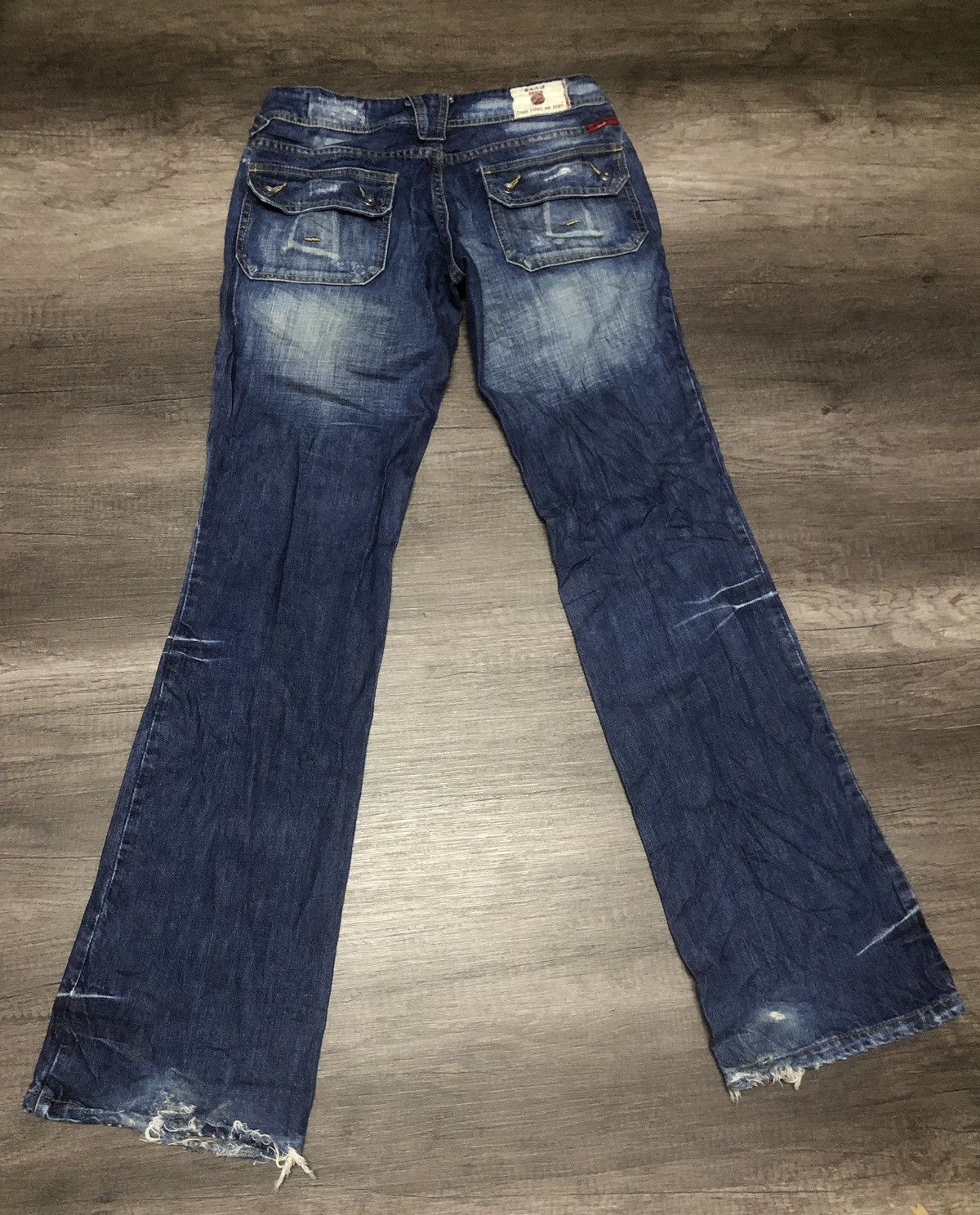 If Six Was Nine × Japanese Brand Trois Filles Jeans Bush Pants Design 3.F.I.J Denim Size 30" / US 8 / IT 44 - 12 Thumbnail