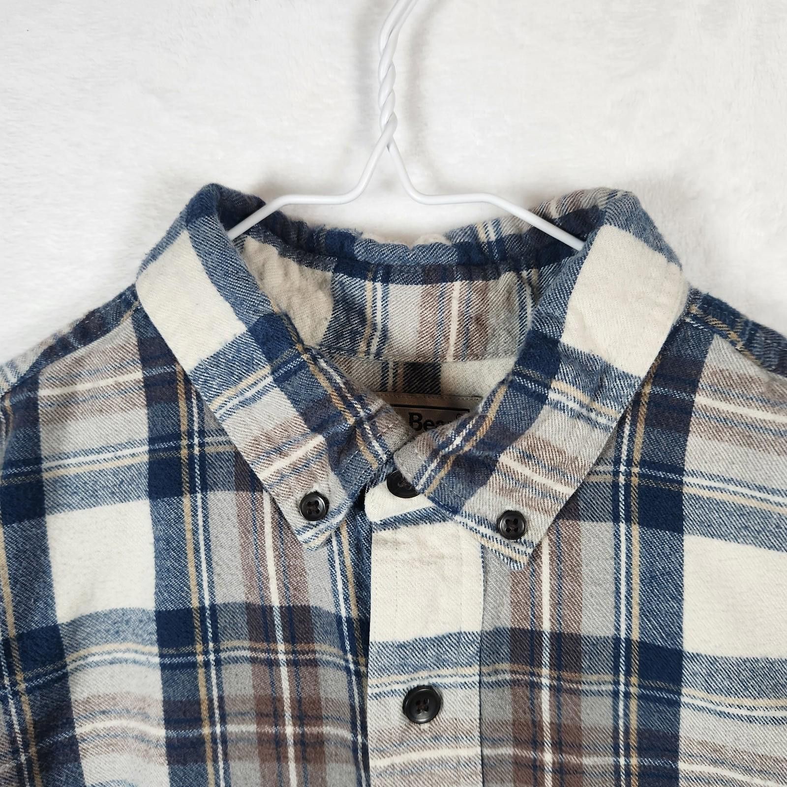 L.L. Bean LL Bean Slightly Fitted Plaid Multicolor Flannel Size Medium Size US M / EU 48-50 / 2 - 4 Thumbnail