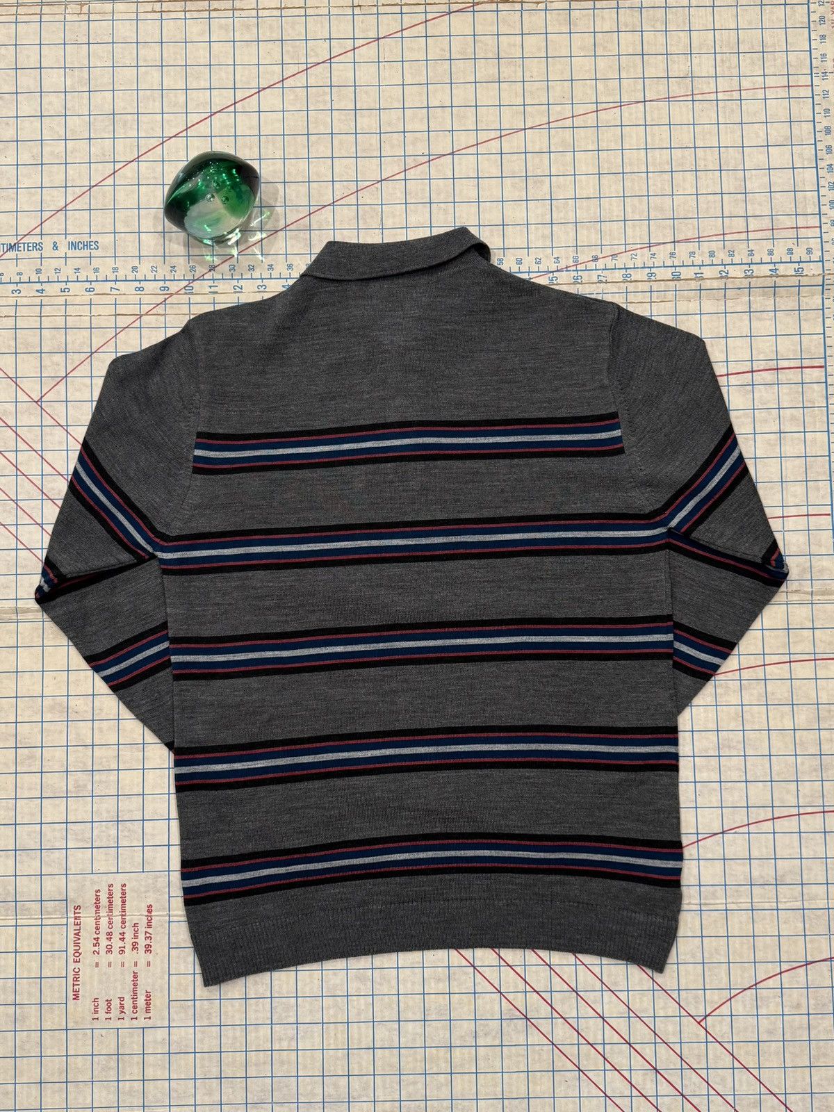 Vintage Vintage Oswal Sudhir Knit Wool Blend Polo Shirt L/S Medium Size US M / EU 48-50 / 2 - 8 Thumbnail