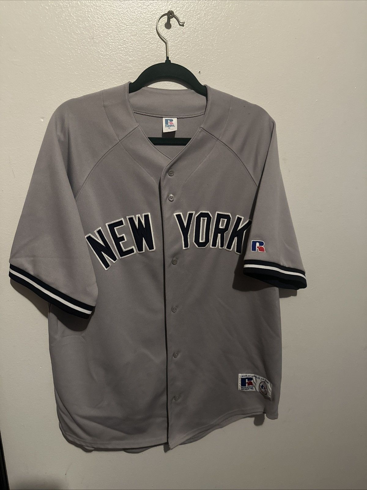 Russell Athletic Russell Athletic New York Yankees Jersey Road/Grey Size XL Size US XL / EU 56 / 4 - 1 Thumbnail