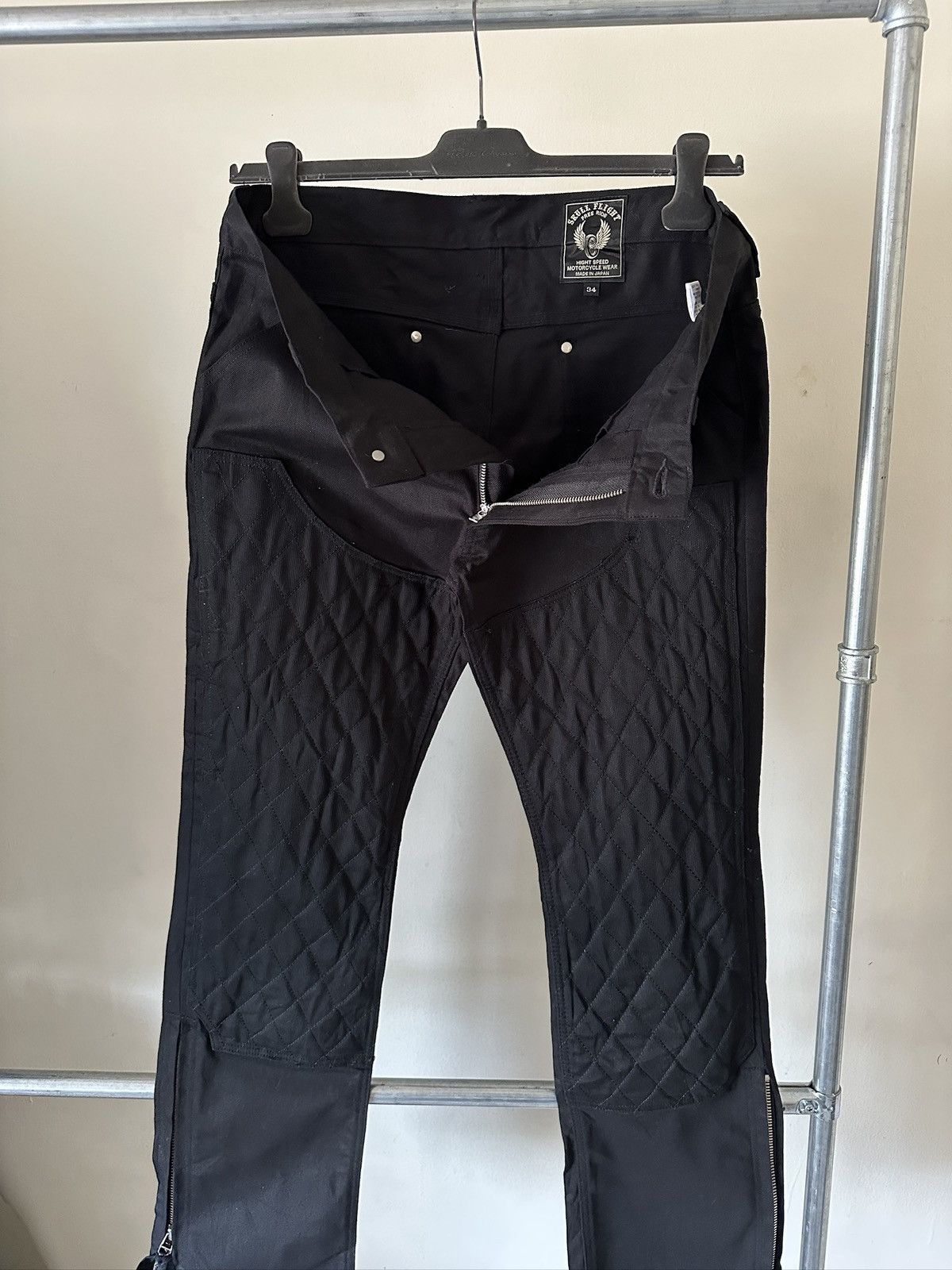 Japanese Brand 2000s Skull Flight Double Knee Pant Size US 34 / EU 50 - 5 Thumbnail