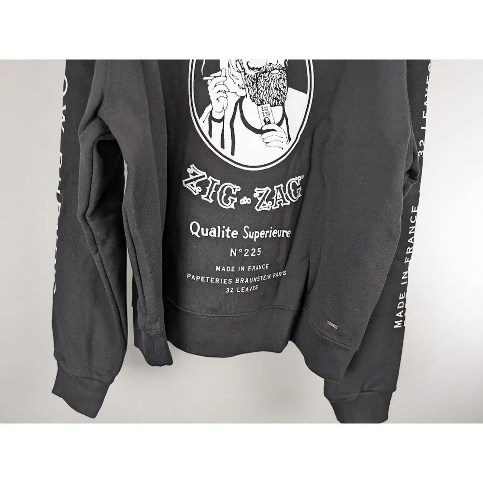 Amiri o1rshd1 Amiri x Zig Zag Hoodie in Black Size US M / EU 48-50 / 2 - 13 Thumbnail