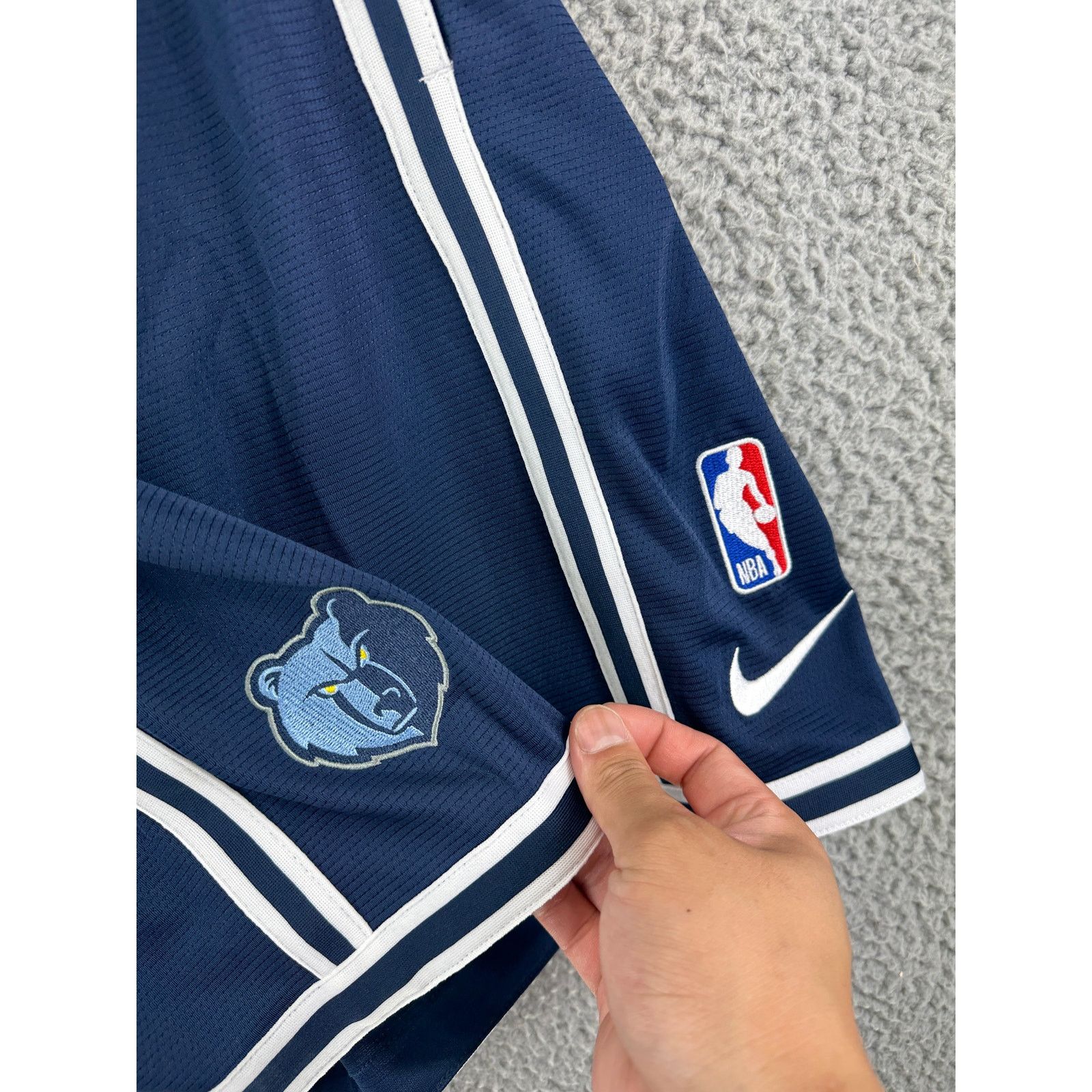 Nike Nike Memphis Grizzlies NBA Basketball Shorts Mens XXL Blue Size US 40 / EU 56 - 8 Thumbnail