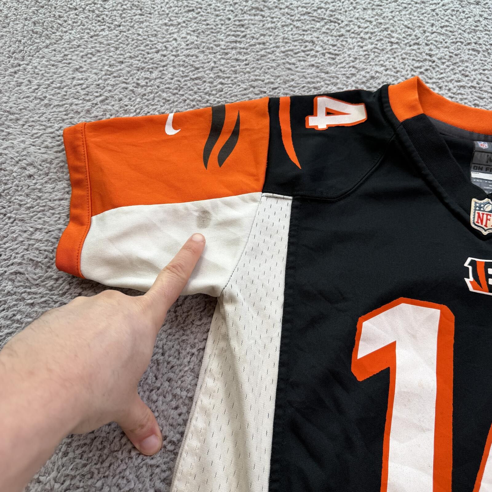 Nike Nike Cincinnati Bengals Andy Dalton #14 Youth Jersey M NFL Size ONE SIZE - 6 Thumbnail