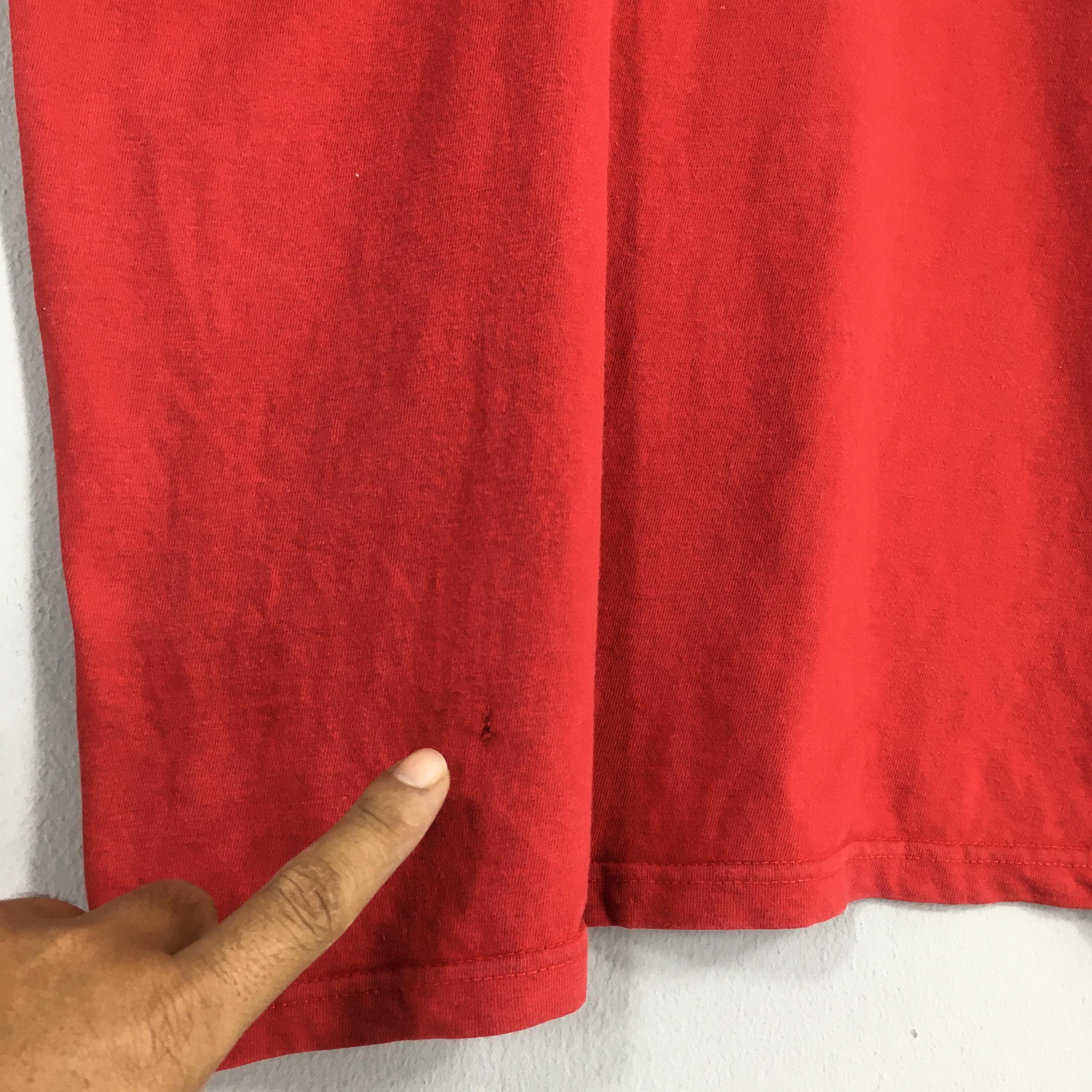 Band Tees Vintage 90s Alice Cooper Brutal Planet Red T shirt XLarge Size US XL / EU 56 / 4 - 7 Thumbnail