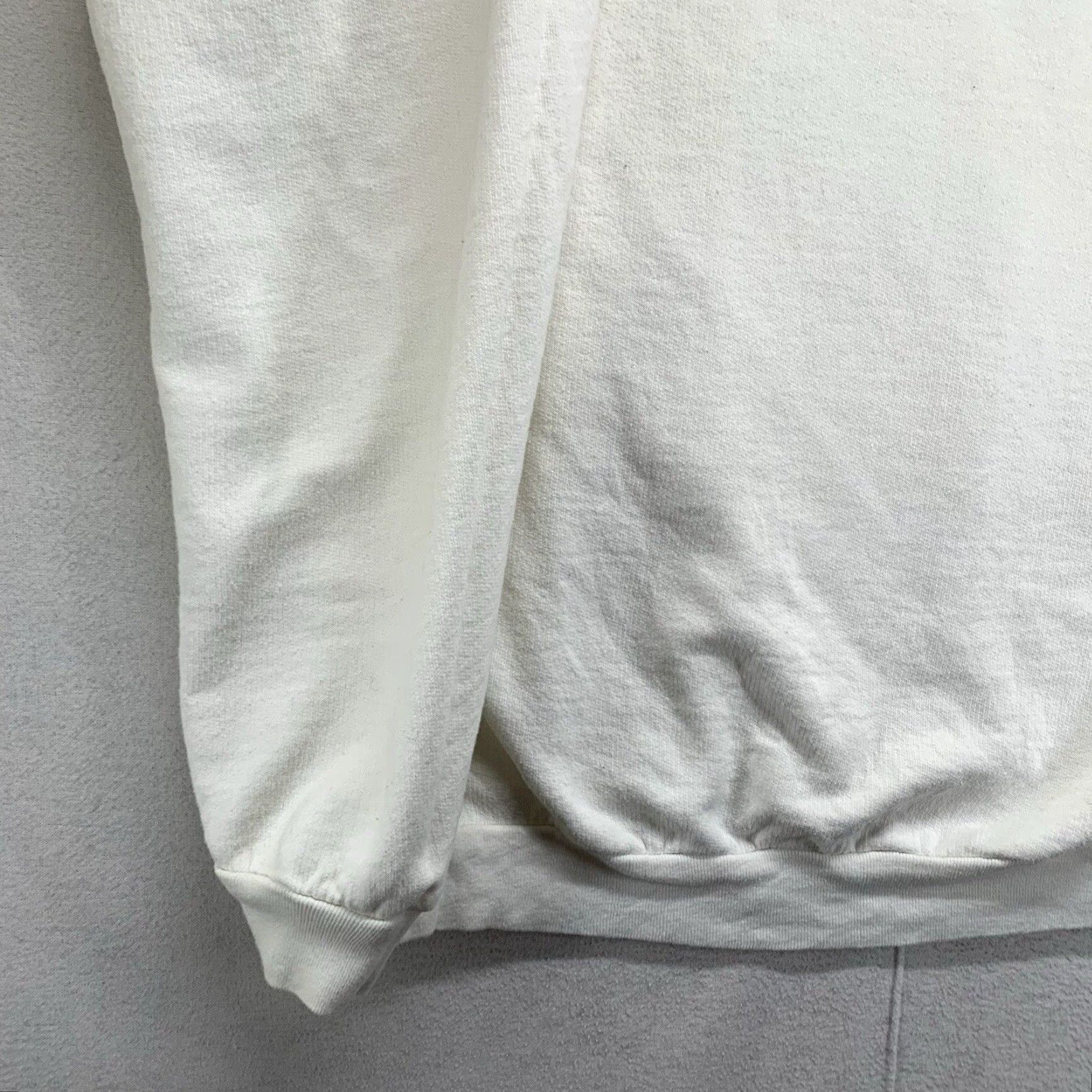 Vintage VINTAGE Scandinavian Balloon Society Sweatshirt Unisex Adult Medium White Graphic Print 80s Rare Size US M / EU 48-50 / 2 - 7 Thumbnail