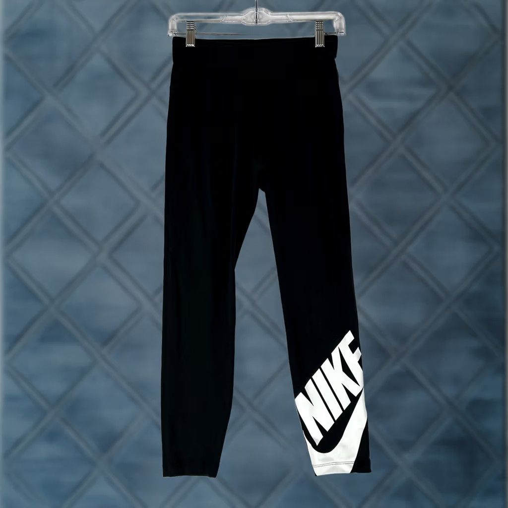Nike NIKE Leggings Womens S Black Athletic Casual Bottoms Shirt? Size 28" / US 6 / IT 42 - 1 Thumbnail