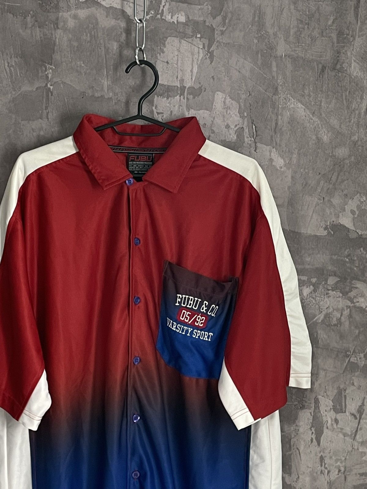 Fubu × Vintage 90s Vintage Fubu Embroidered Pocket Logo Polo Shirt Size US M / EU 48-50 / 2 - 5 Thumbnail