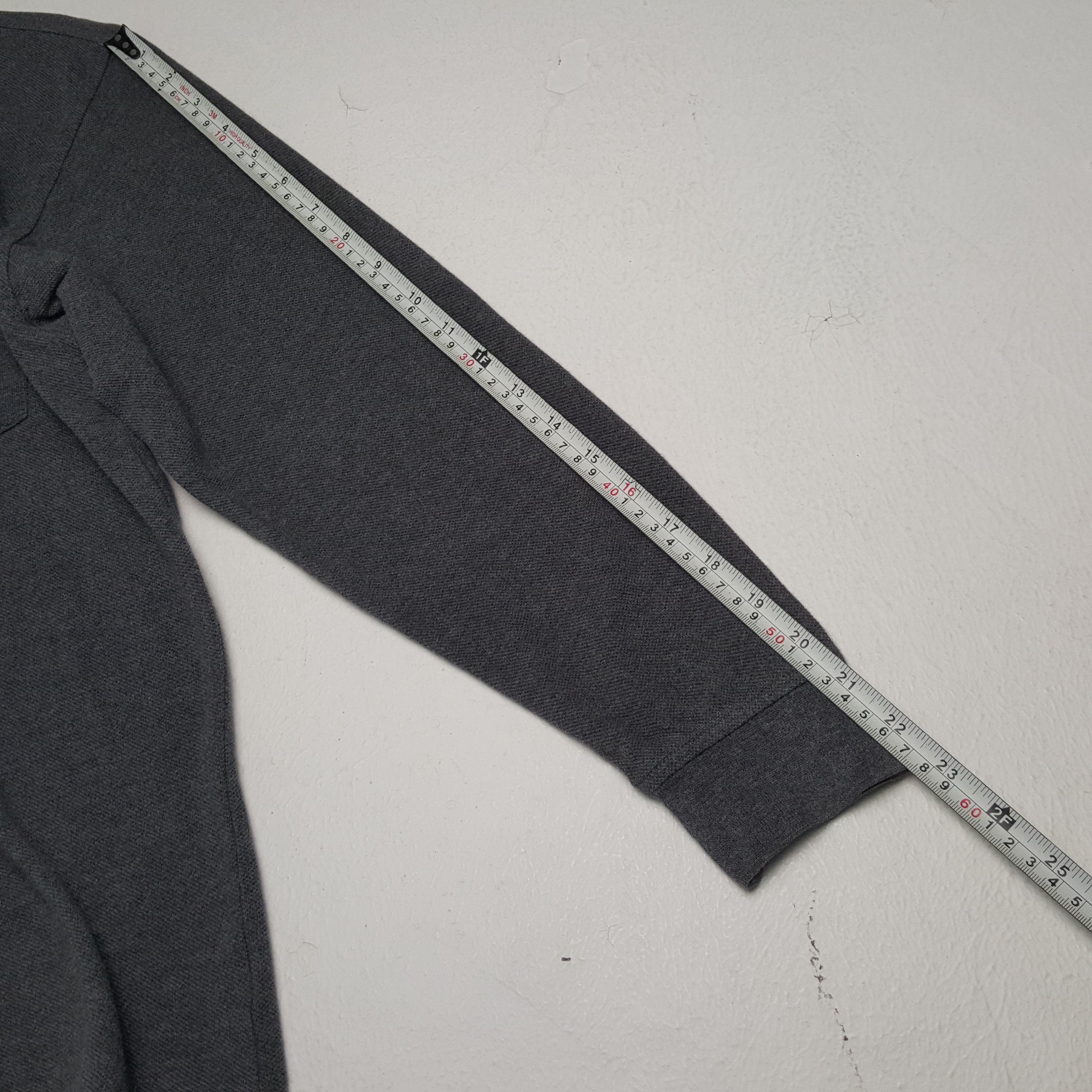 Vintage × Yves Saint Laurent YVES SAINT LAURENT Long Sleeve Polos YSL Logo Design Size US L / EU 52-54 / 3 - 6 Thumbnail