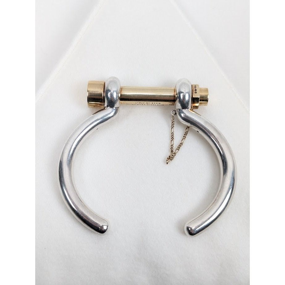 Bottega Veneta o1rshd1 Size: S / Sterling Bracelet in Silver/Yellow Gold Size ONE SIZE - 9 Thumbnail